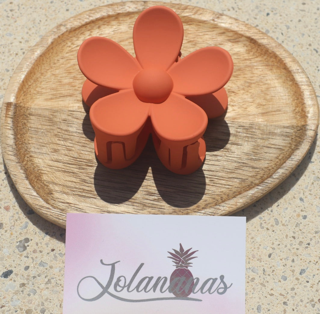 Pince fleur marguerite rose clair