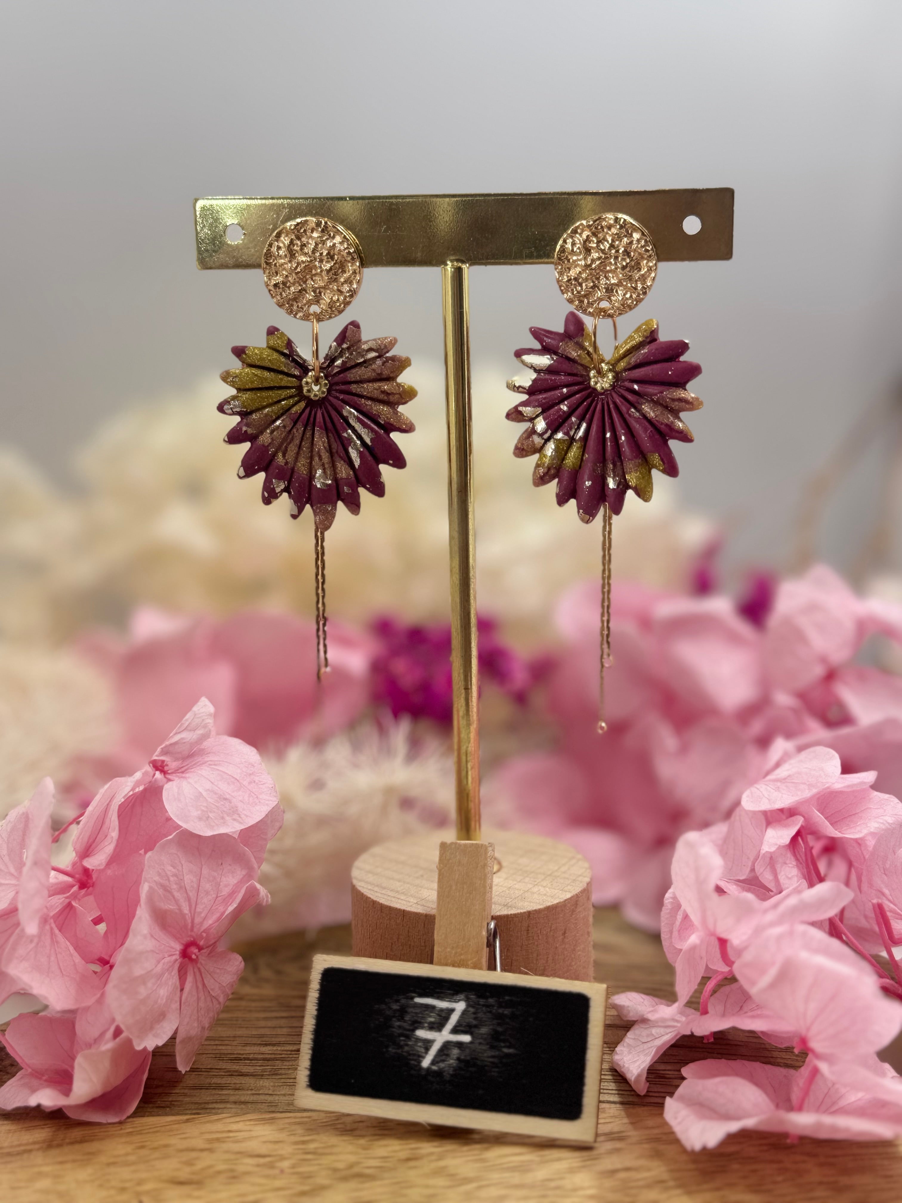 Boucles d’oreilles – Collection Feuillage