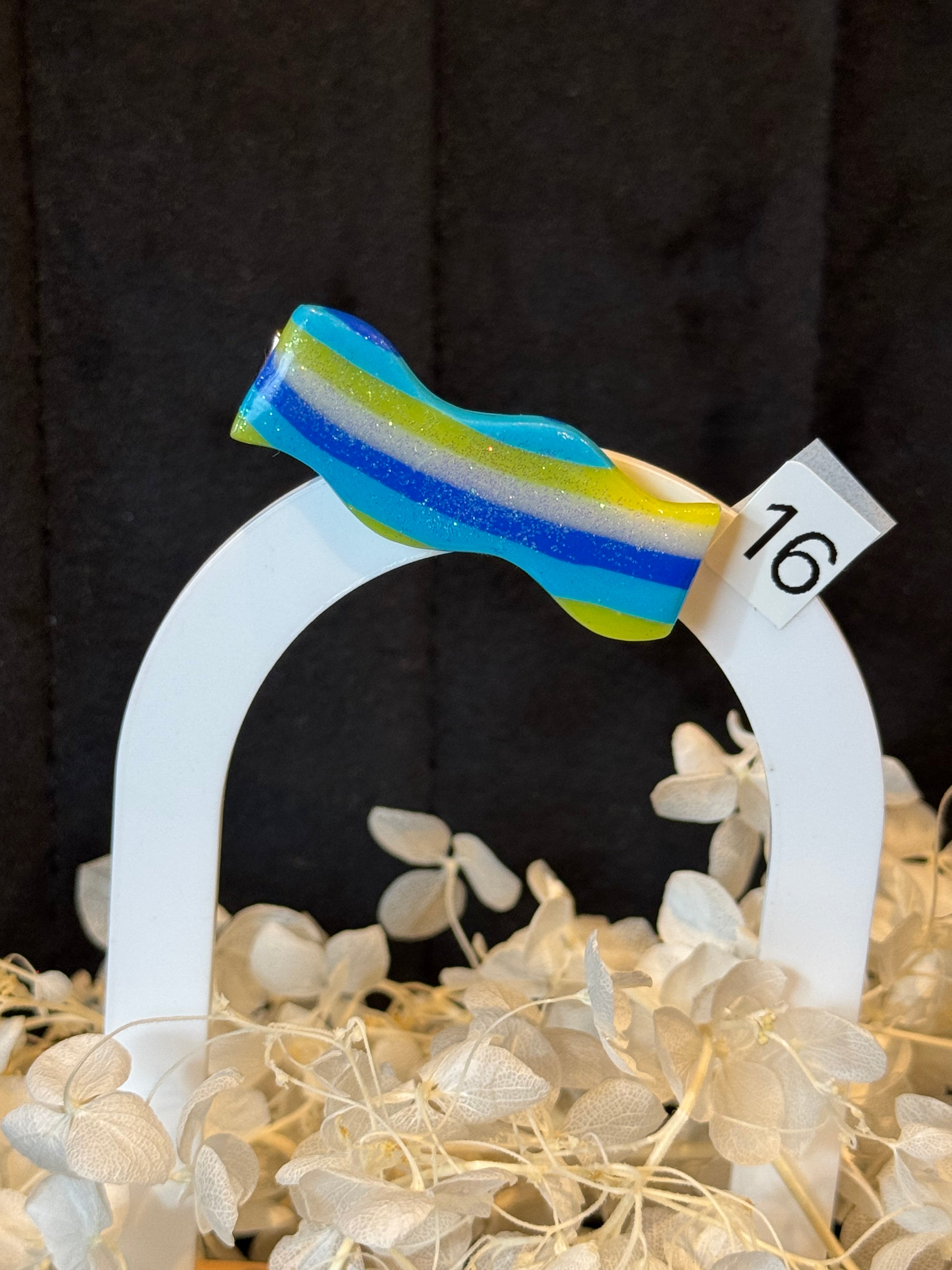 Mini barrettes résine ou pâte polymère