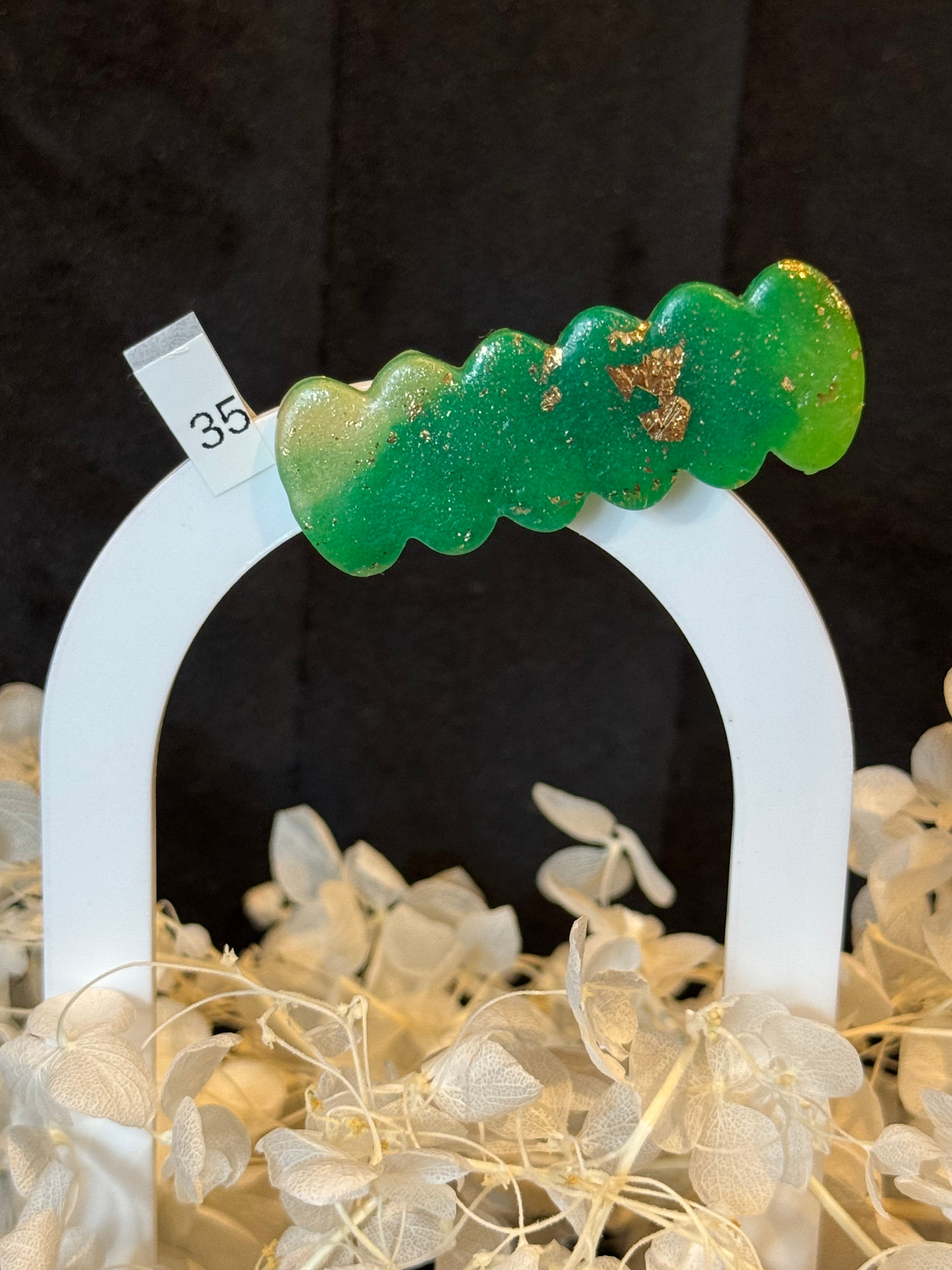 Mini barrettes résine ou pâte polymère