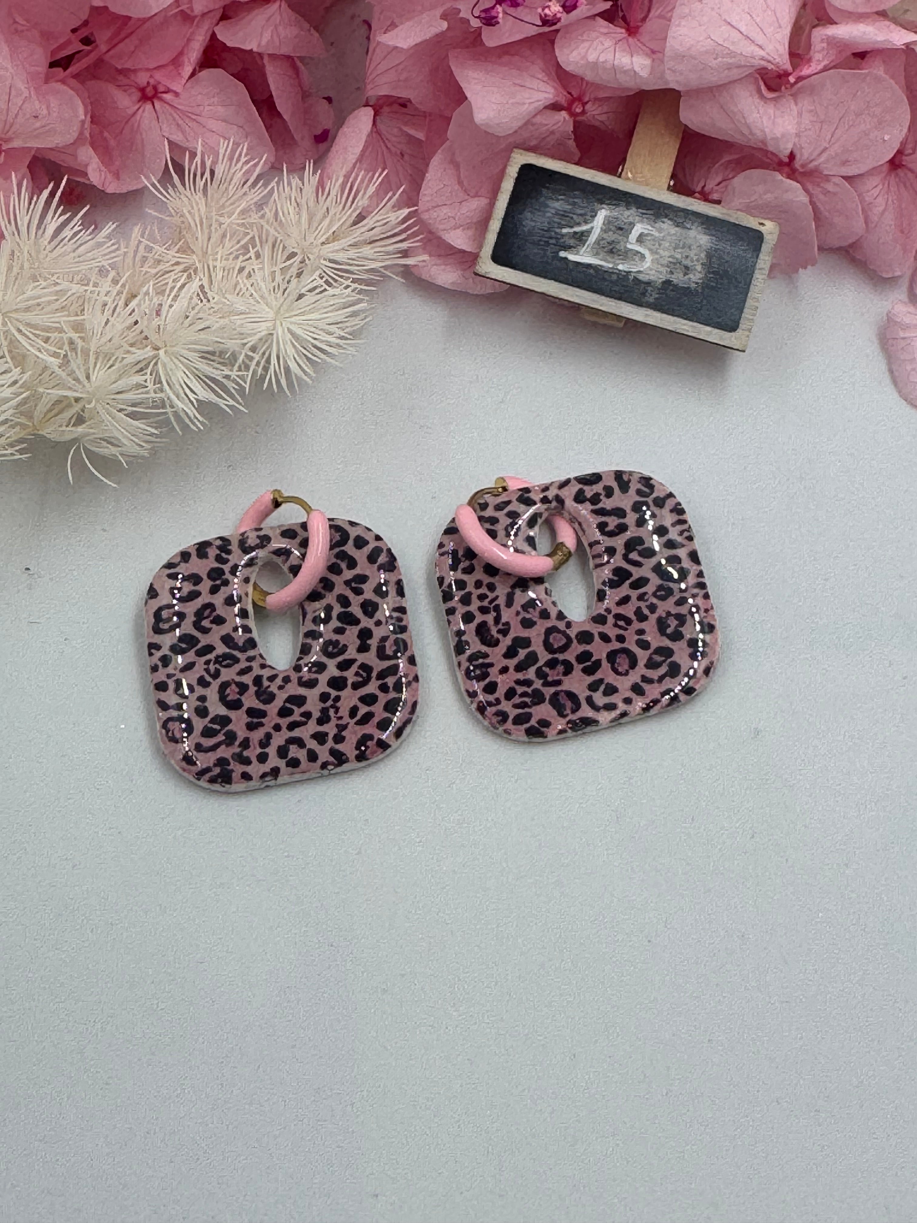 Les sauvages 🐆 (pampilles interchangeable avec ou sans créoles)