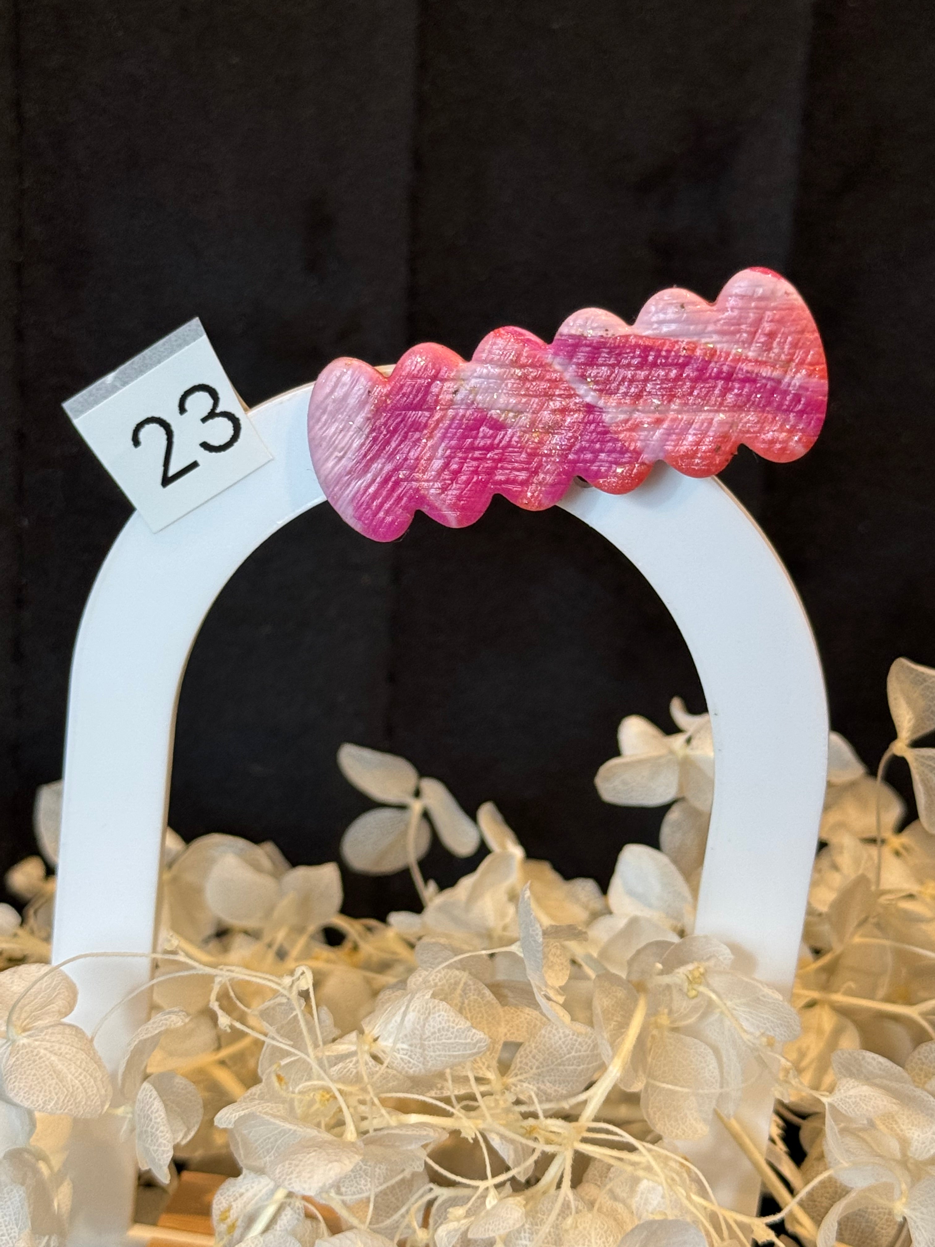 Mini barrettes résine ou pâte polymère