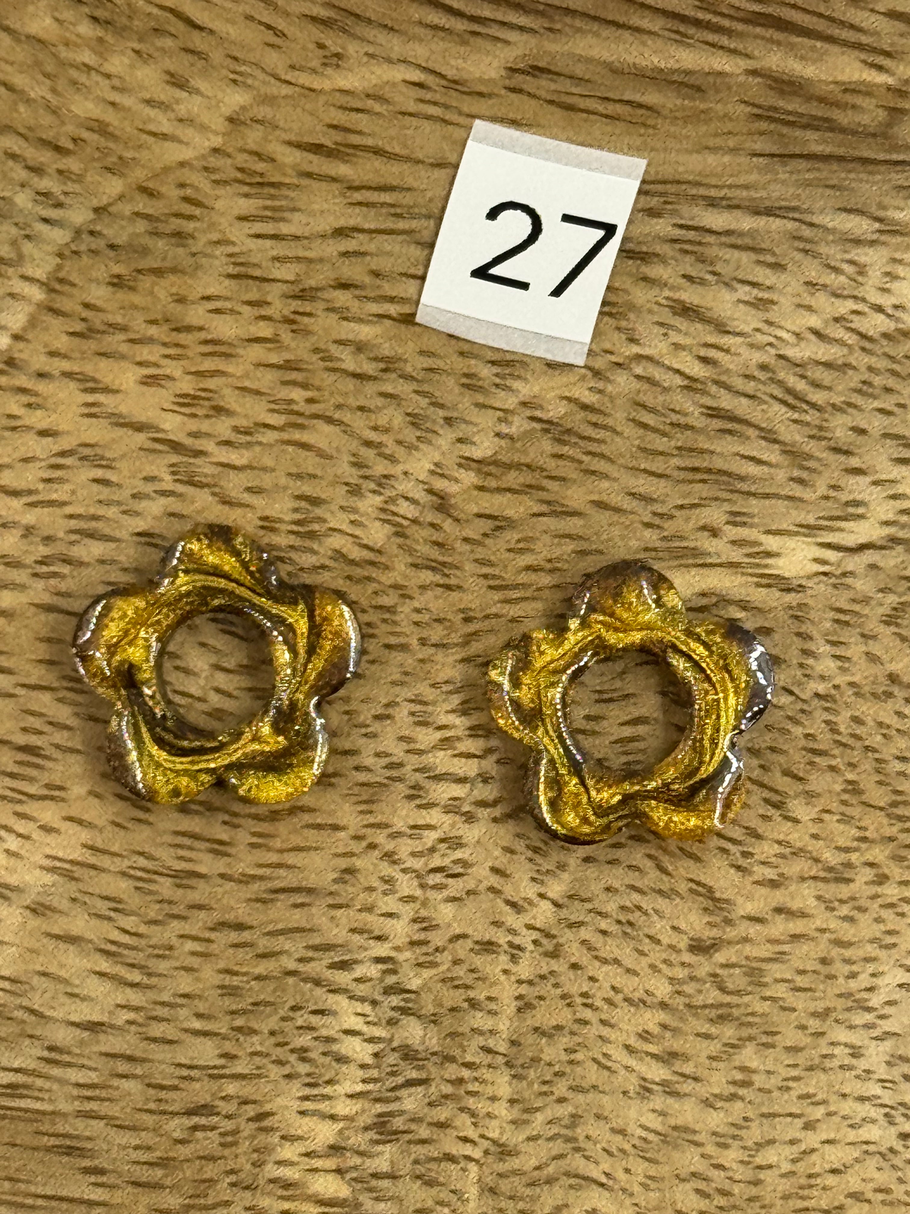 Pampilles interchangeable résine (sans créoles)divers modèle