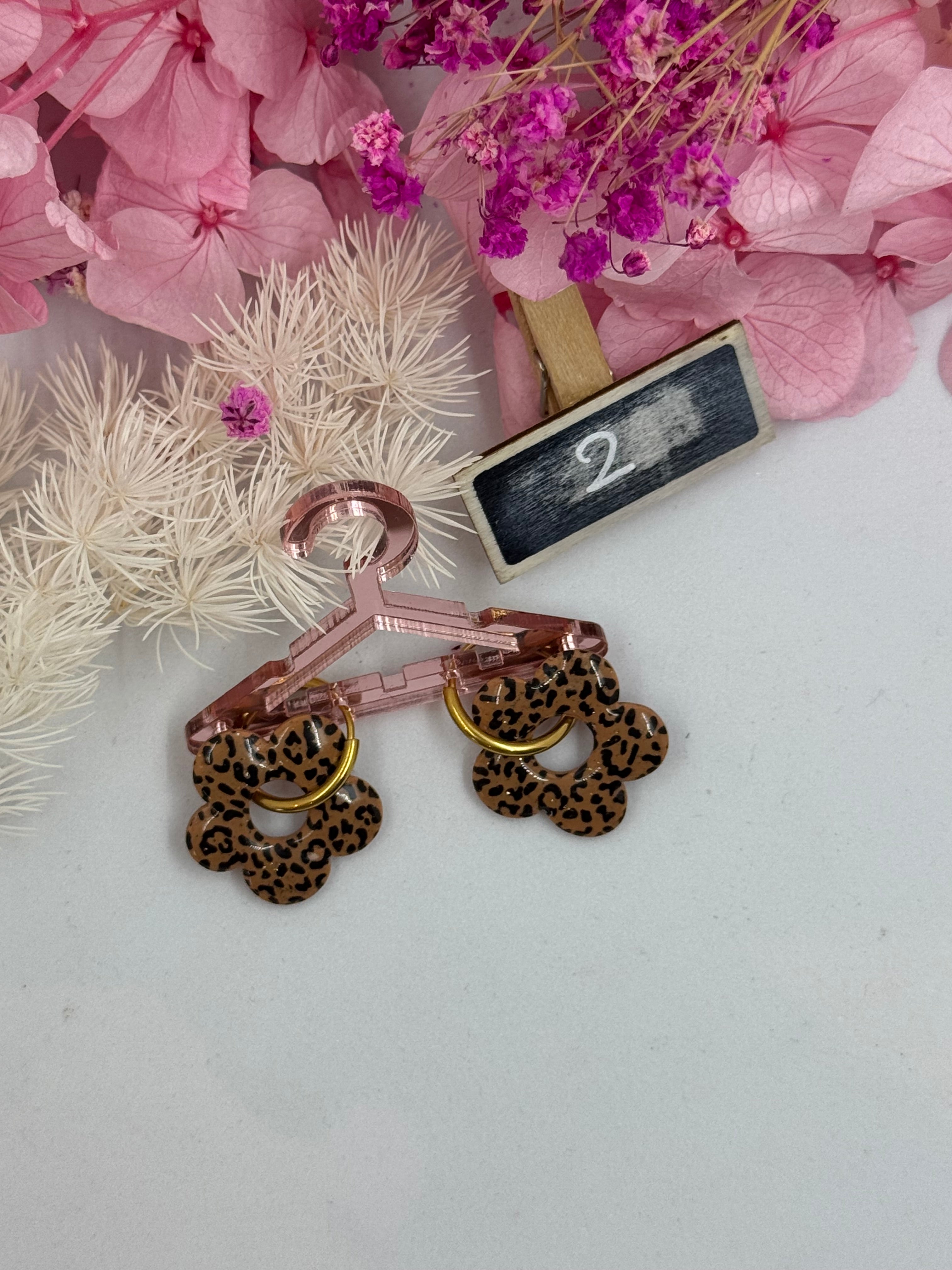 Les sauvages 🐆 (pampilles interchangeable avec ou sans créoles)