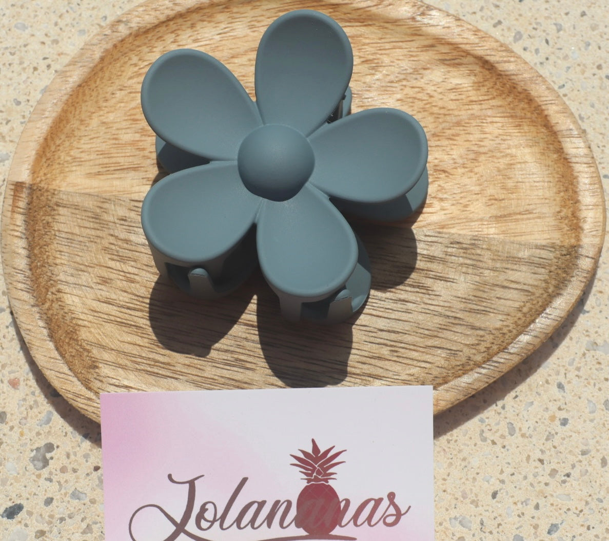 Pince fleur marguerite rose clair