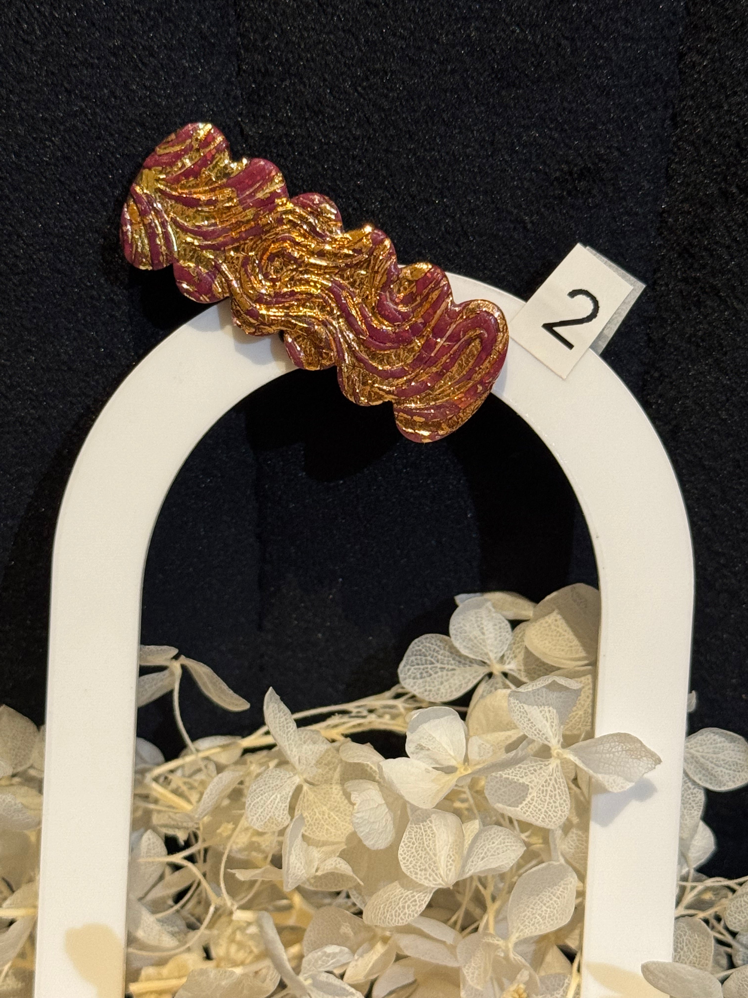 Mini barrettes résine ou pâte polymère