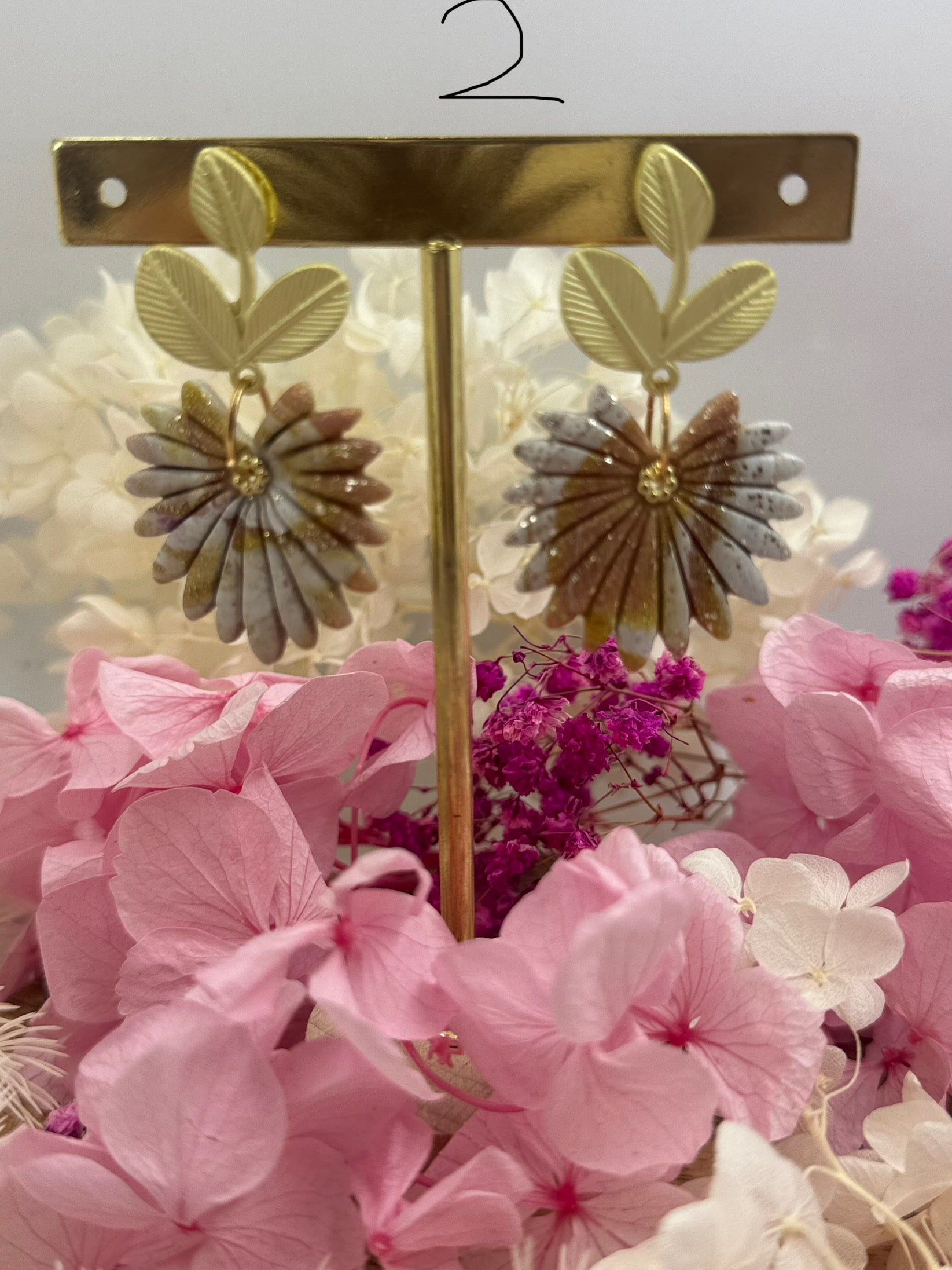 Boucles d’oreilles – Collection Feuillage