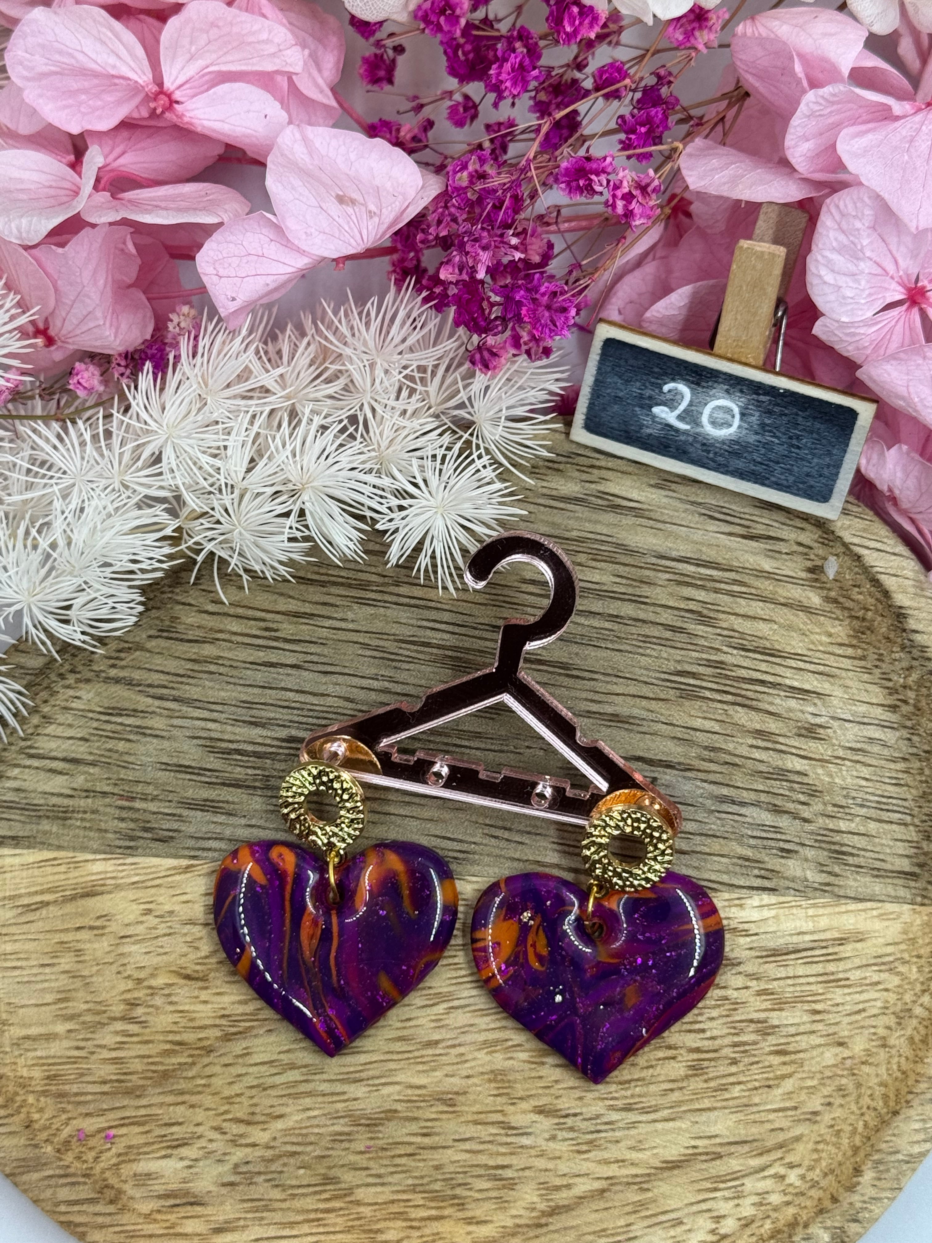 Boucle d’oreilles collection Coeur