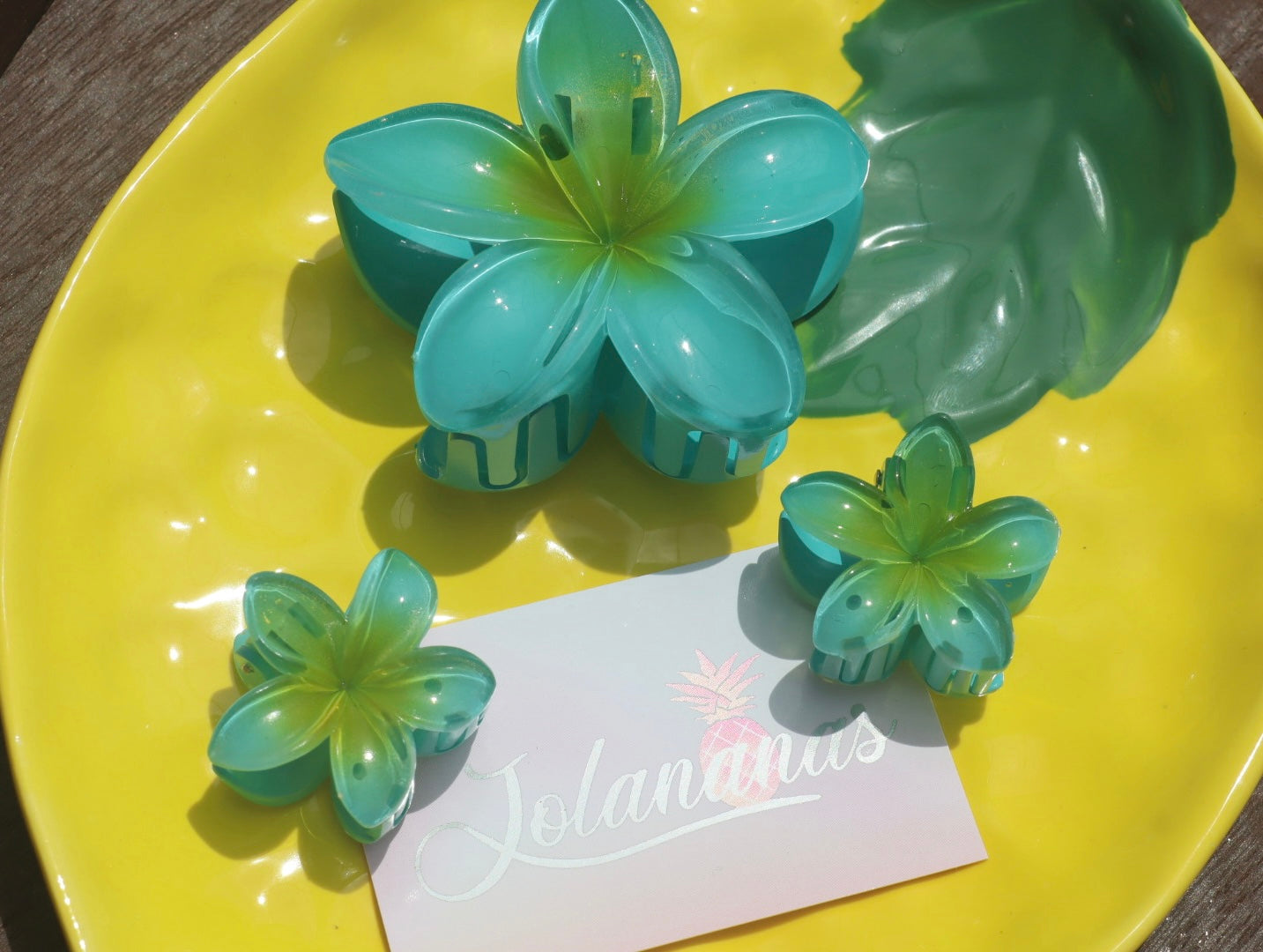 🌸 Trio de pinces fleurs