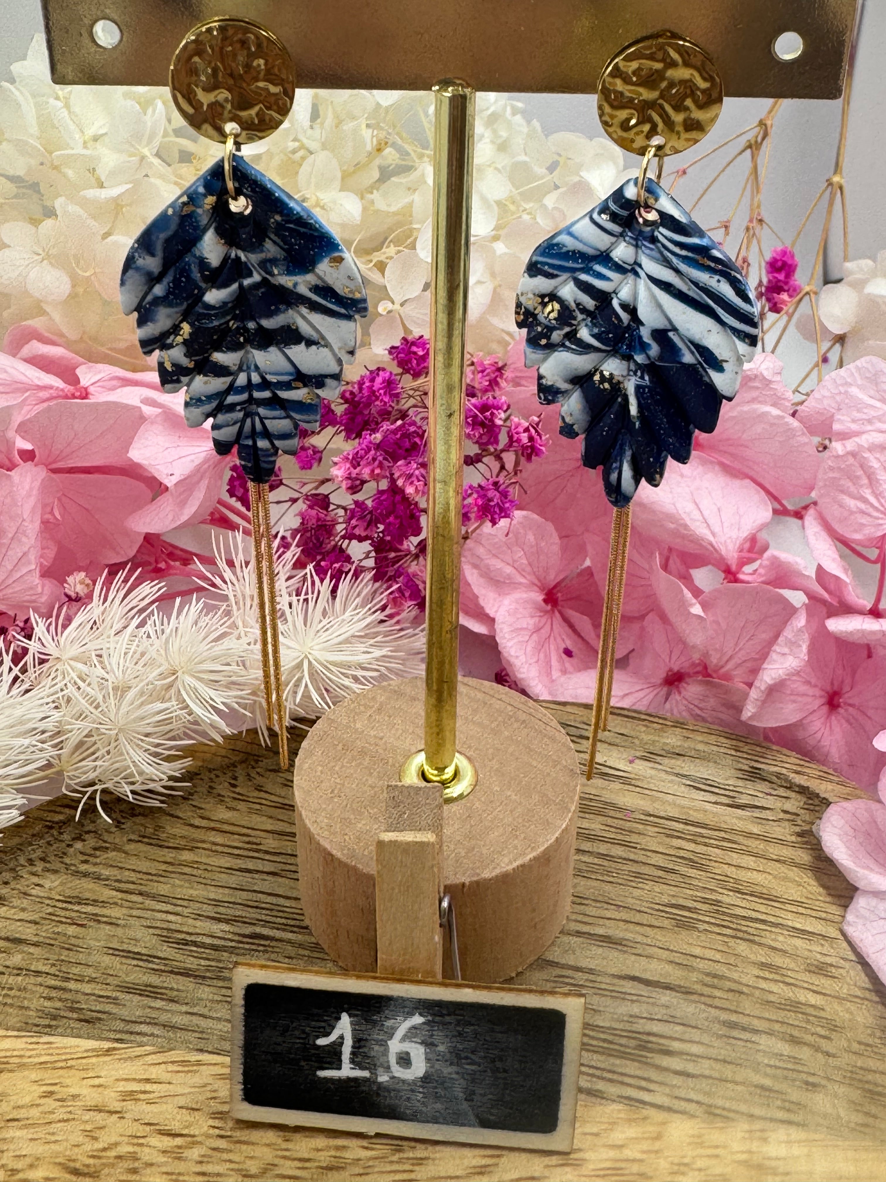 Boucles d’oreilles – Collection Feuillage