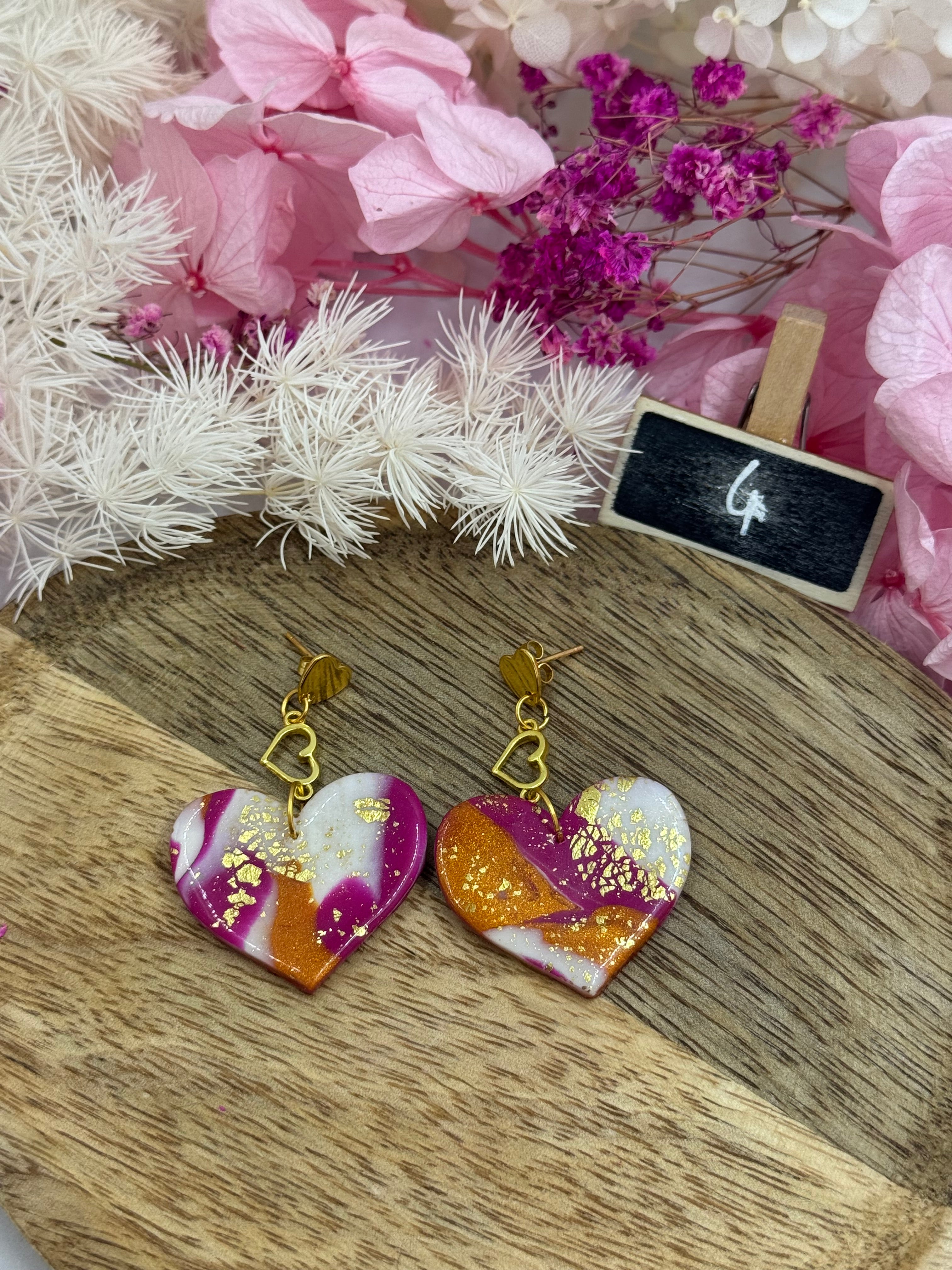 Boucle d’oreilles collection Coeur