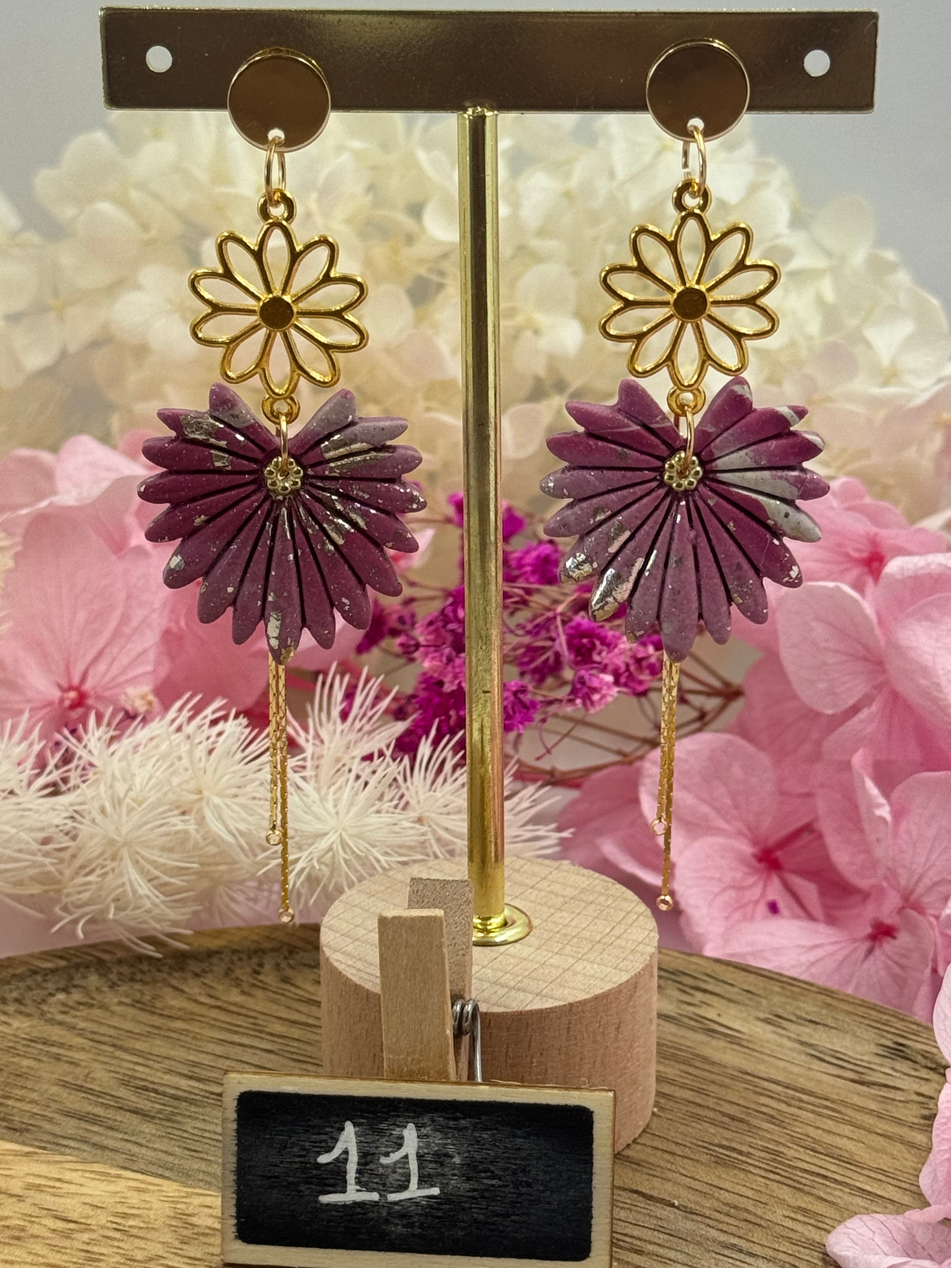 Boucles d’oreilles – Collection Feuillage