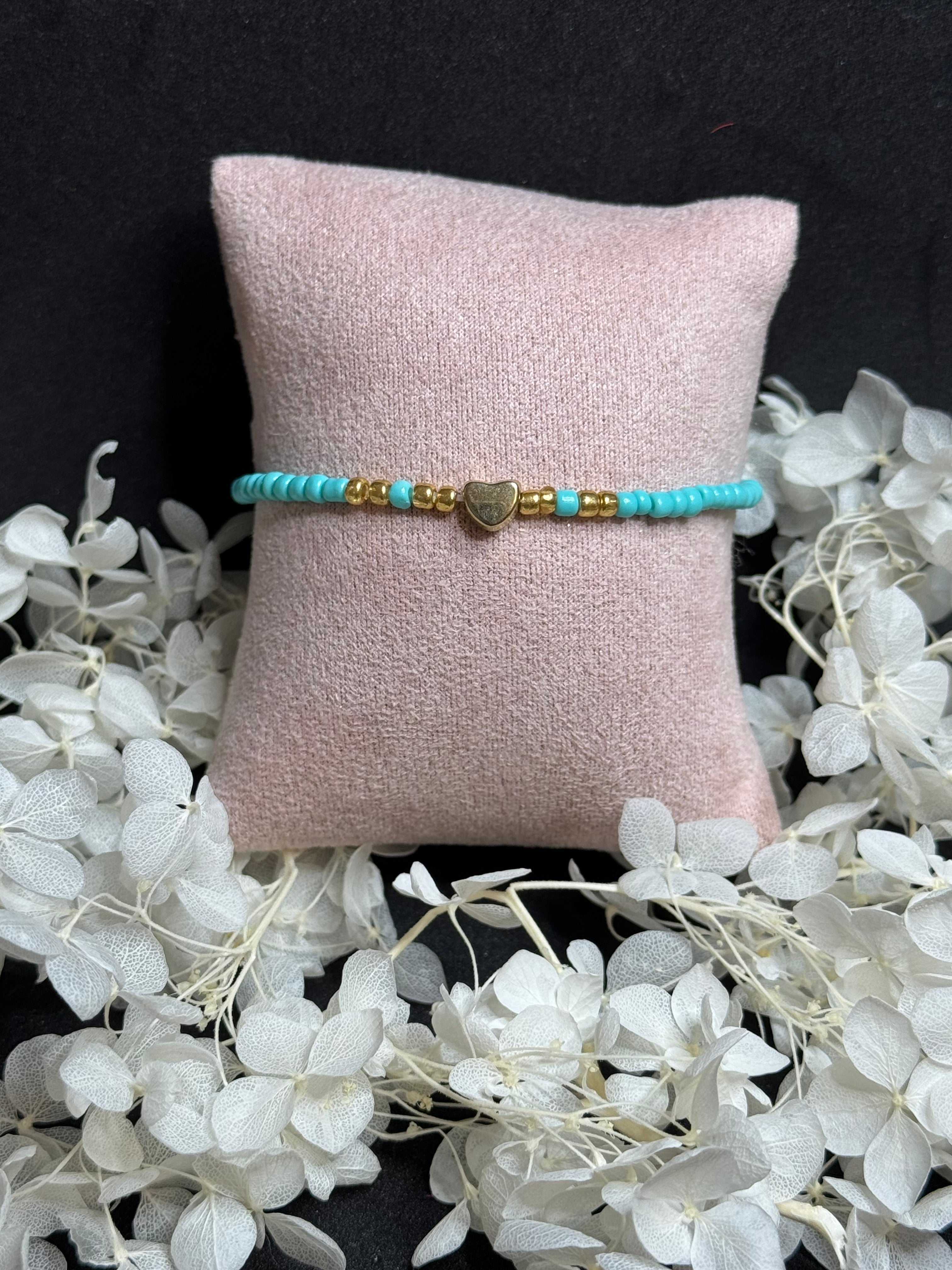 Bracelet élastique perle 🤍