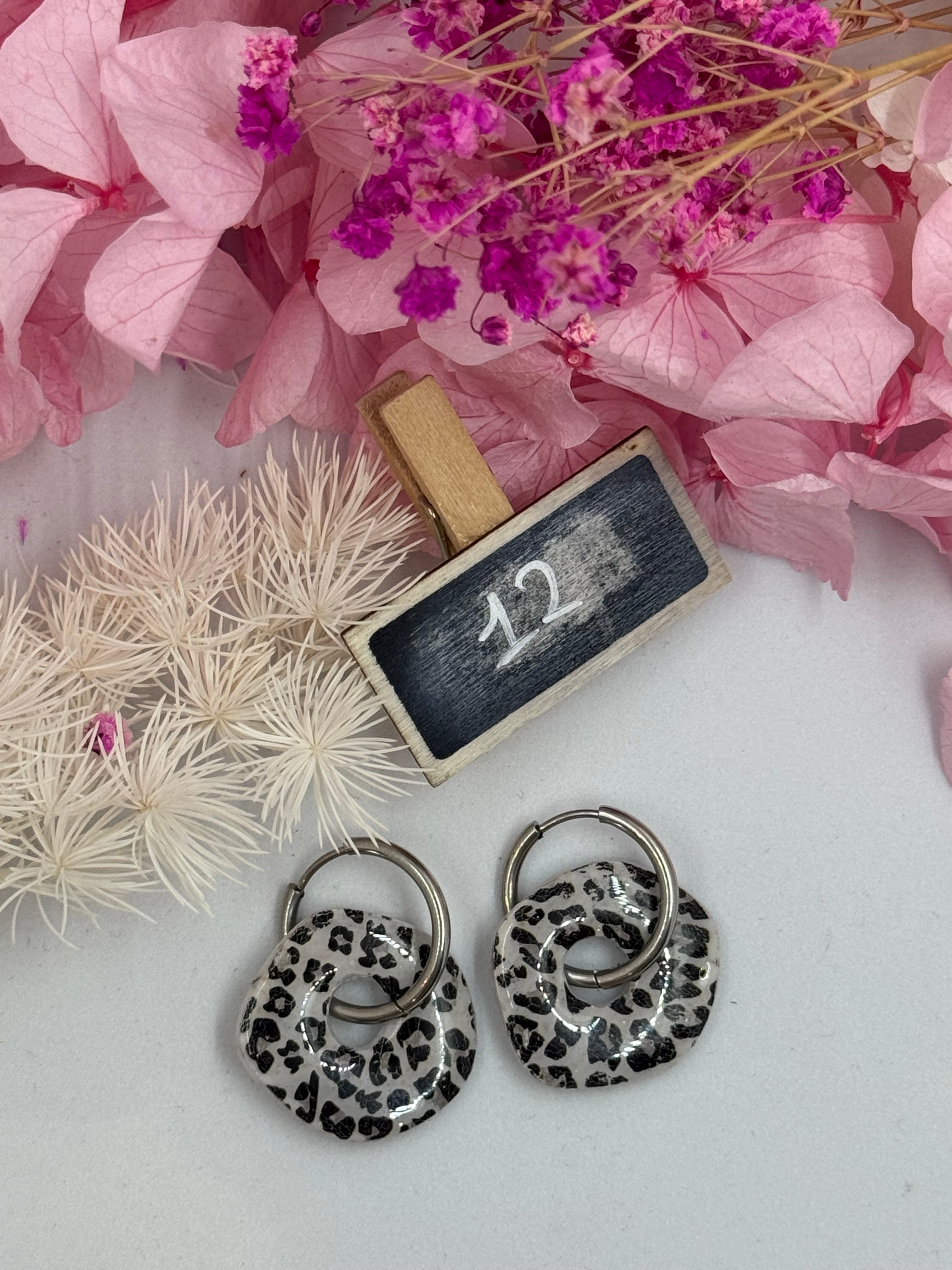 Les sauvages 🐆 (pampilles interchangeable avec ou sans créoles)