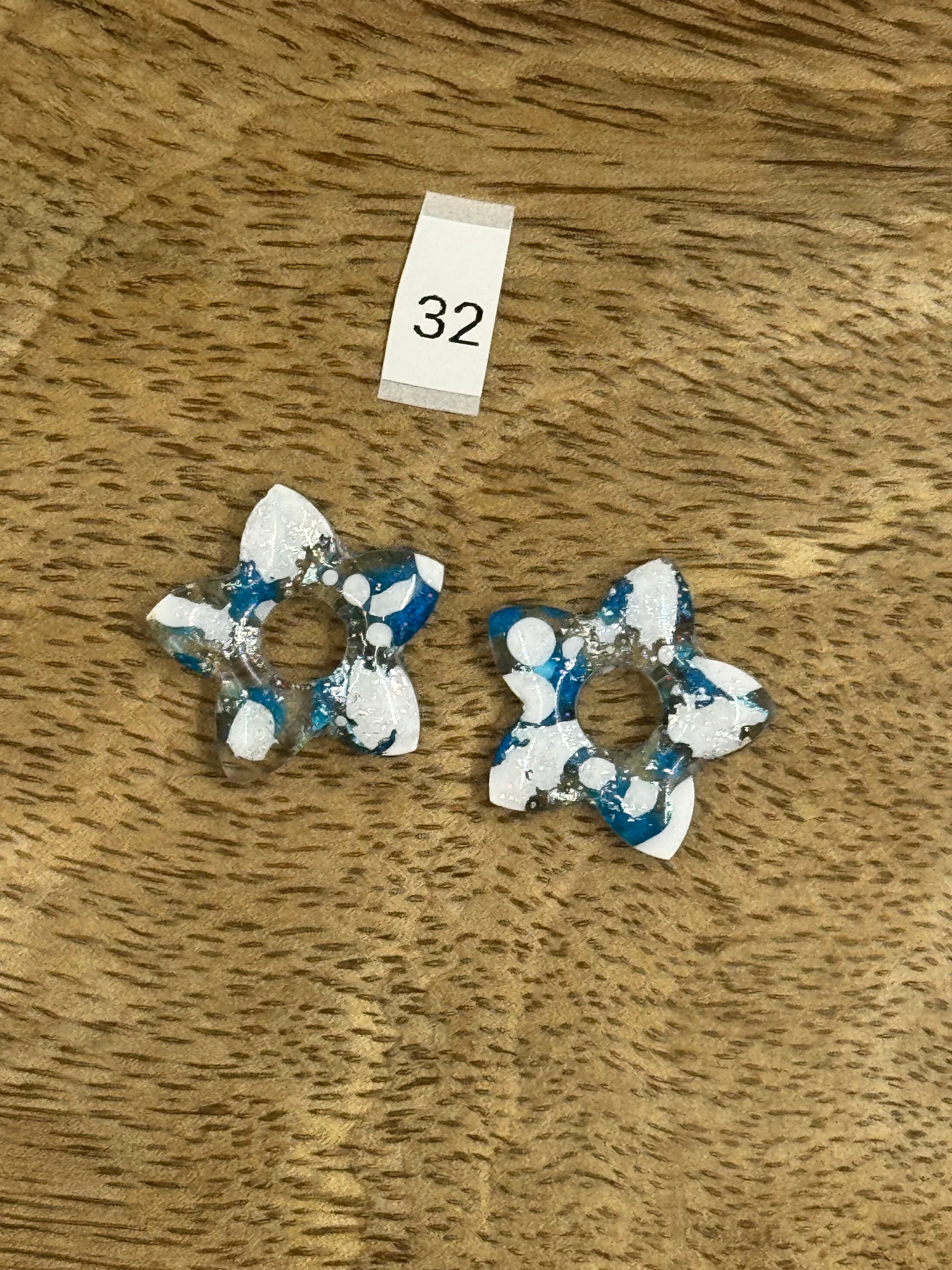 Pampilles interchangeable résine (sans créoles)divers modèle