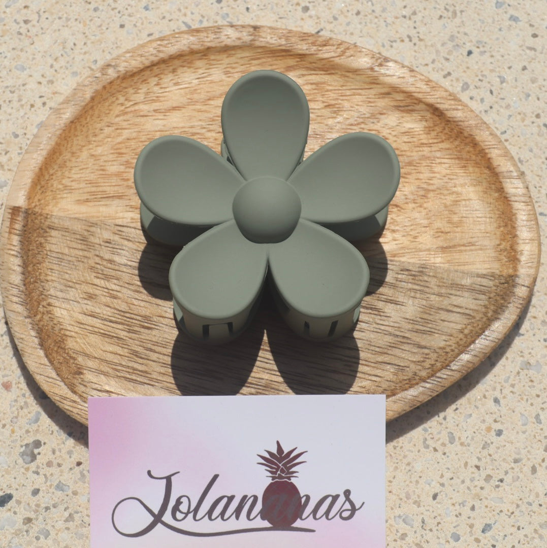 Pince fleur marguerite rose clair