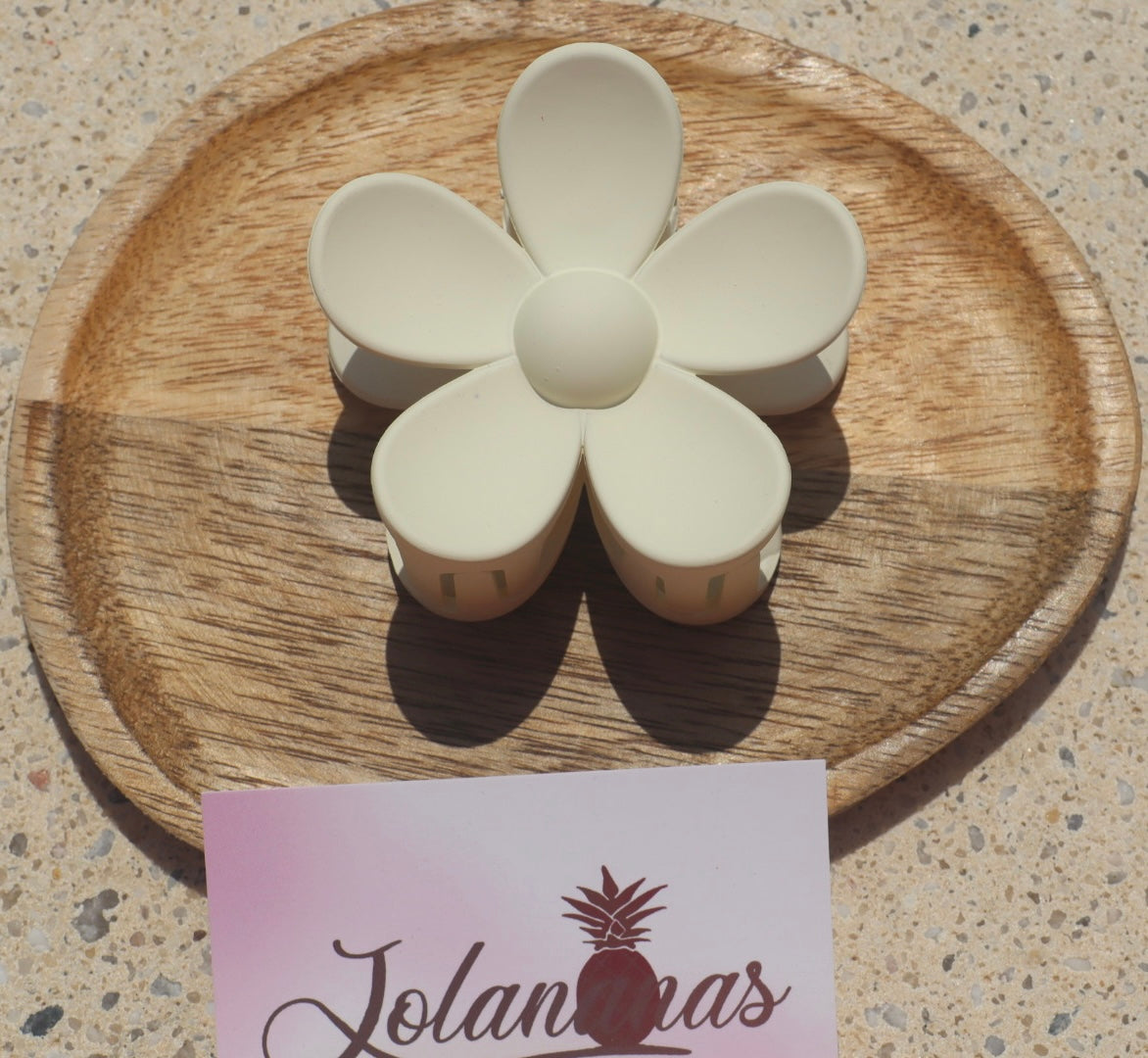 Pince fleur marguerite rose clair