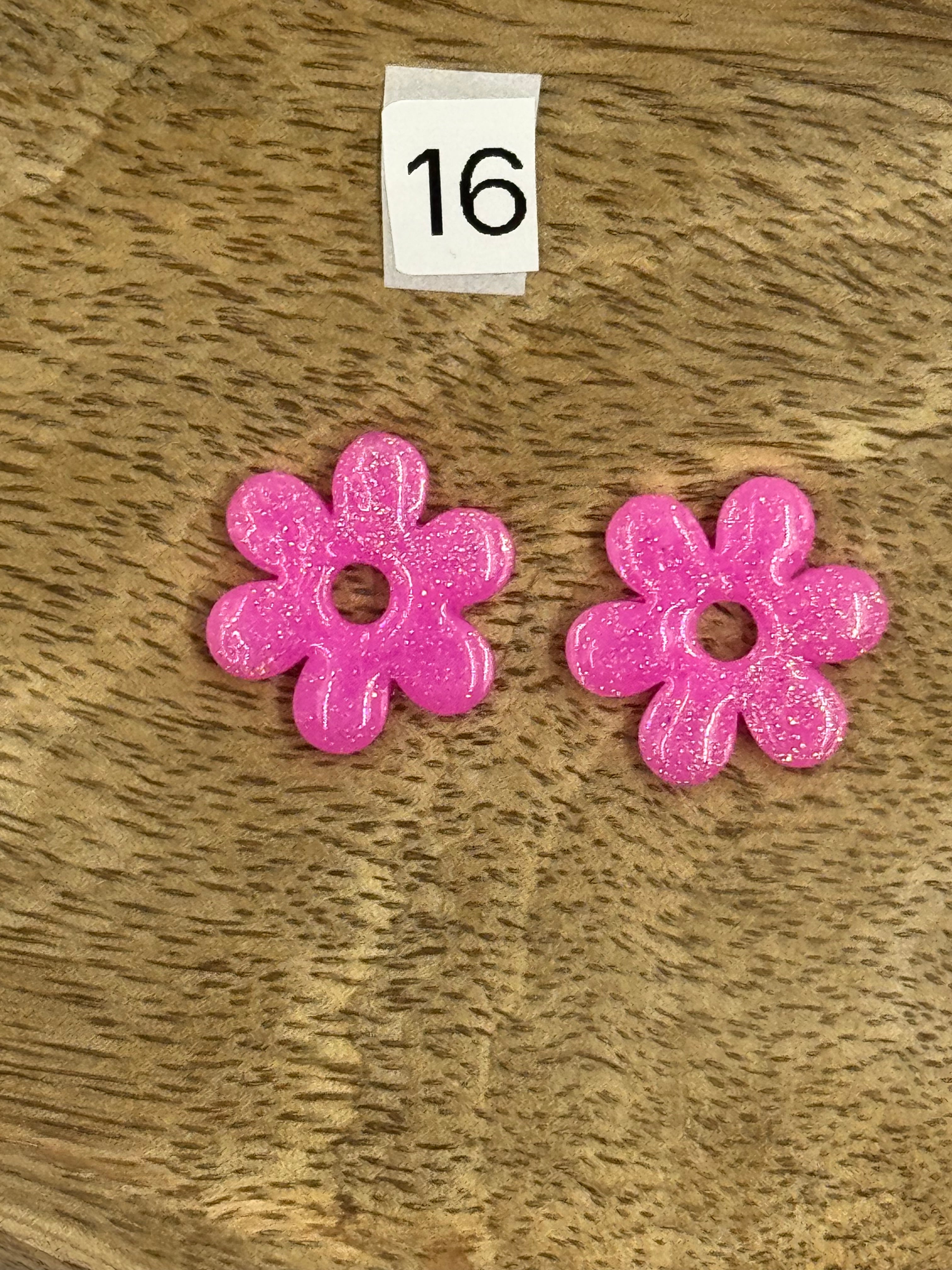 Pampilles interchangeable résine (sans créoles)divers modèle