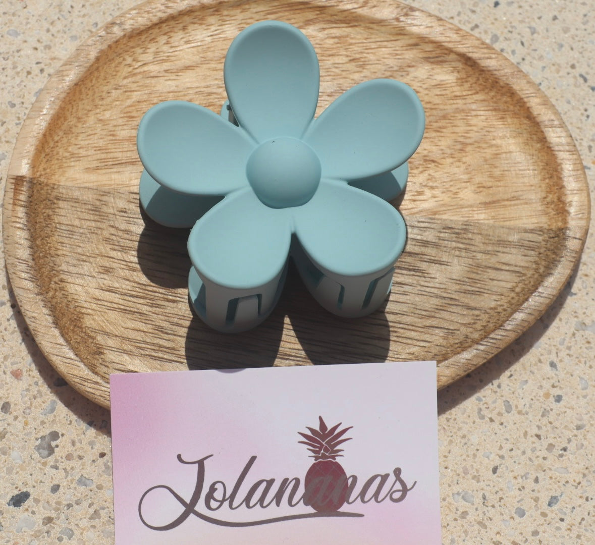 Pince fleur marguerite rose clair