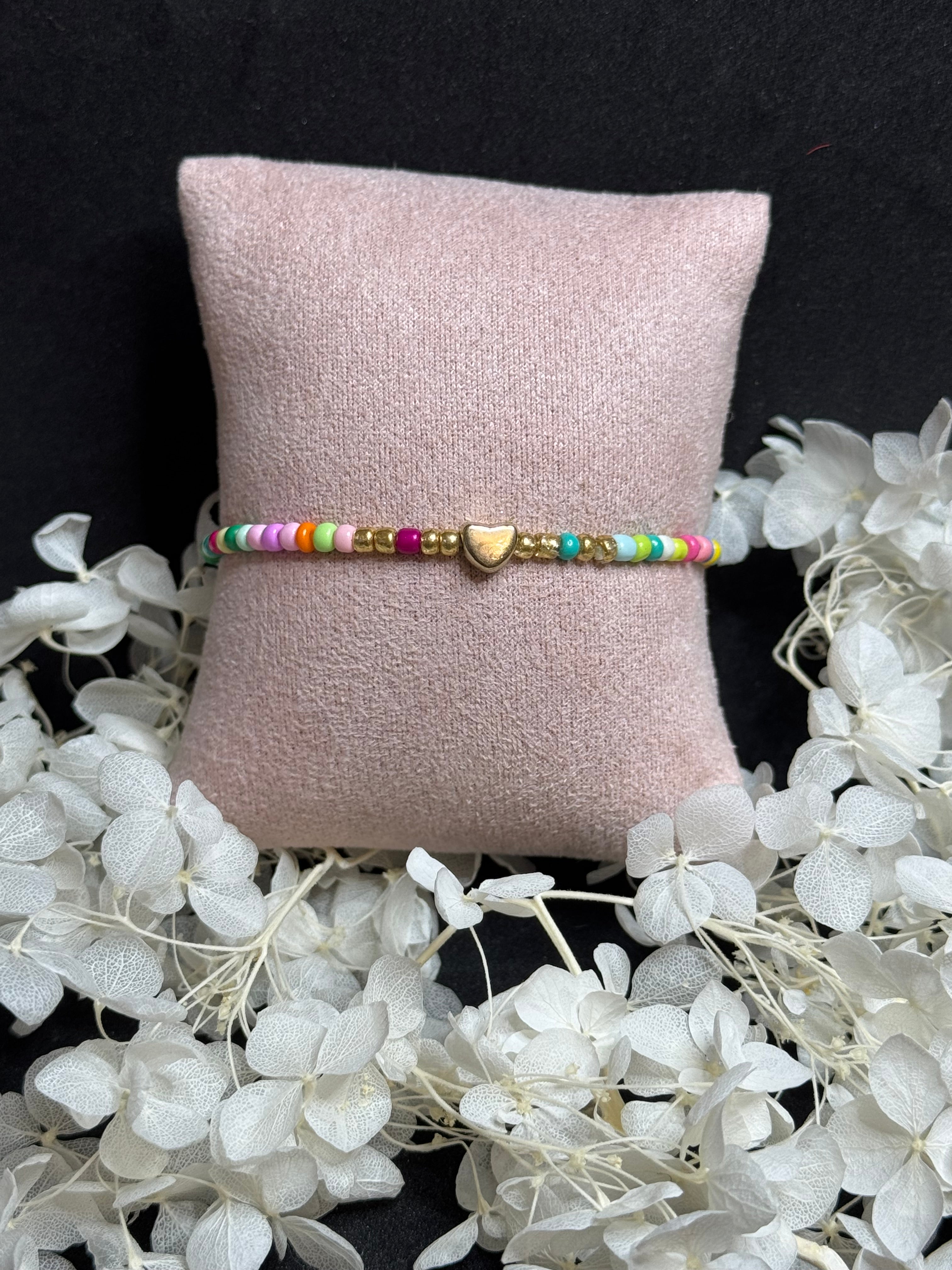 Bracelet élastique perle 🤍