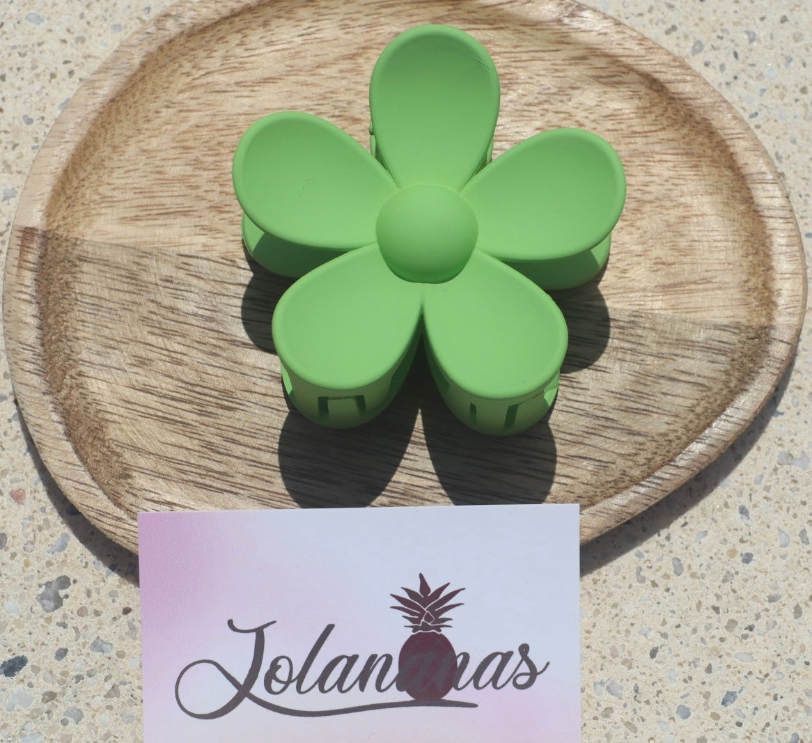 Pince fleur marguerite rose clair