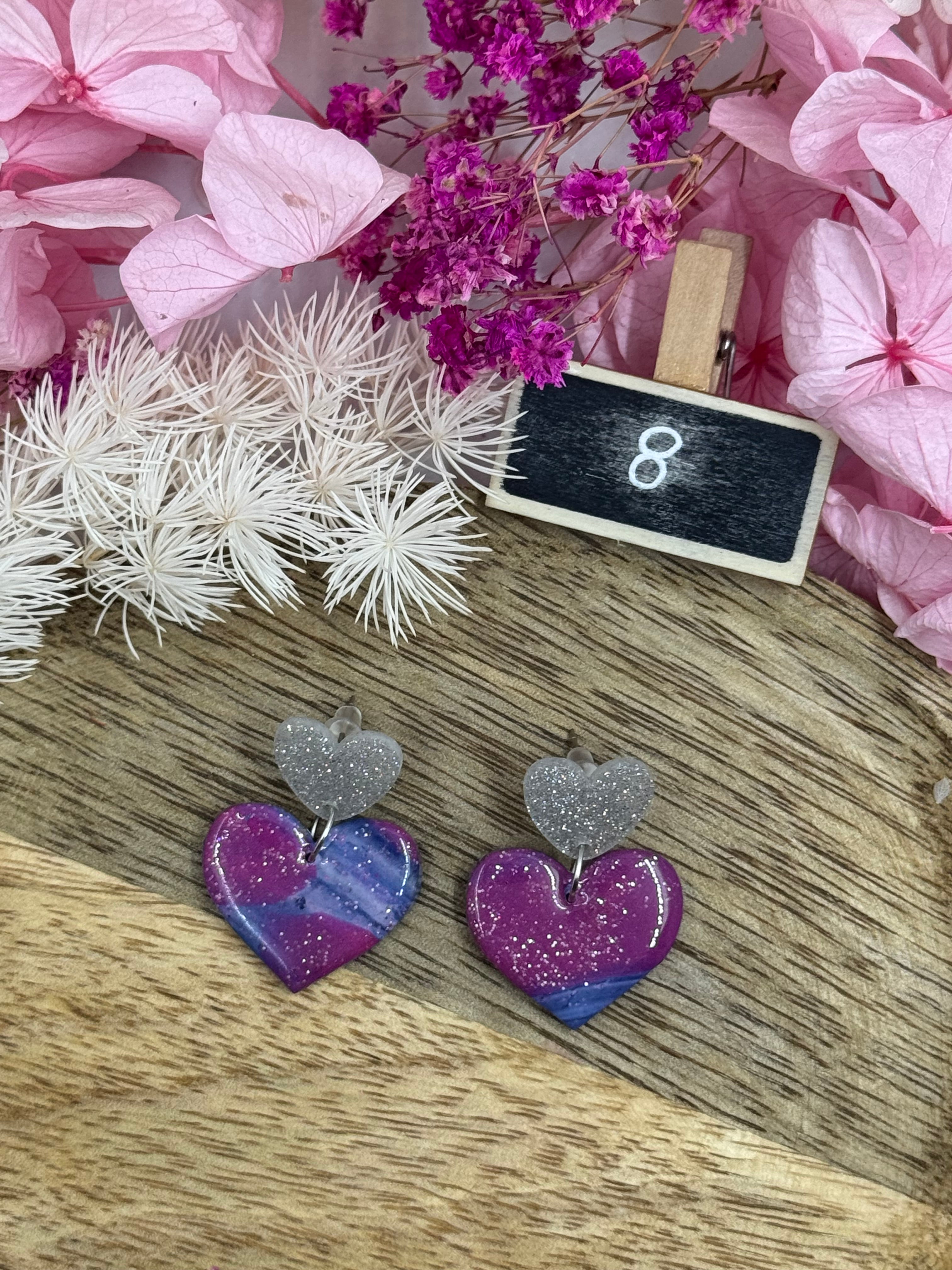 Boucle d’oreilles collection Coeur