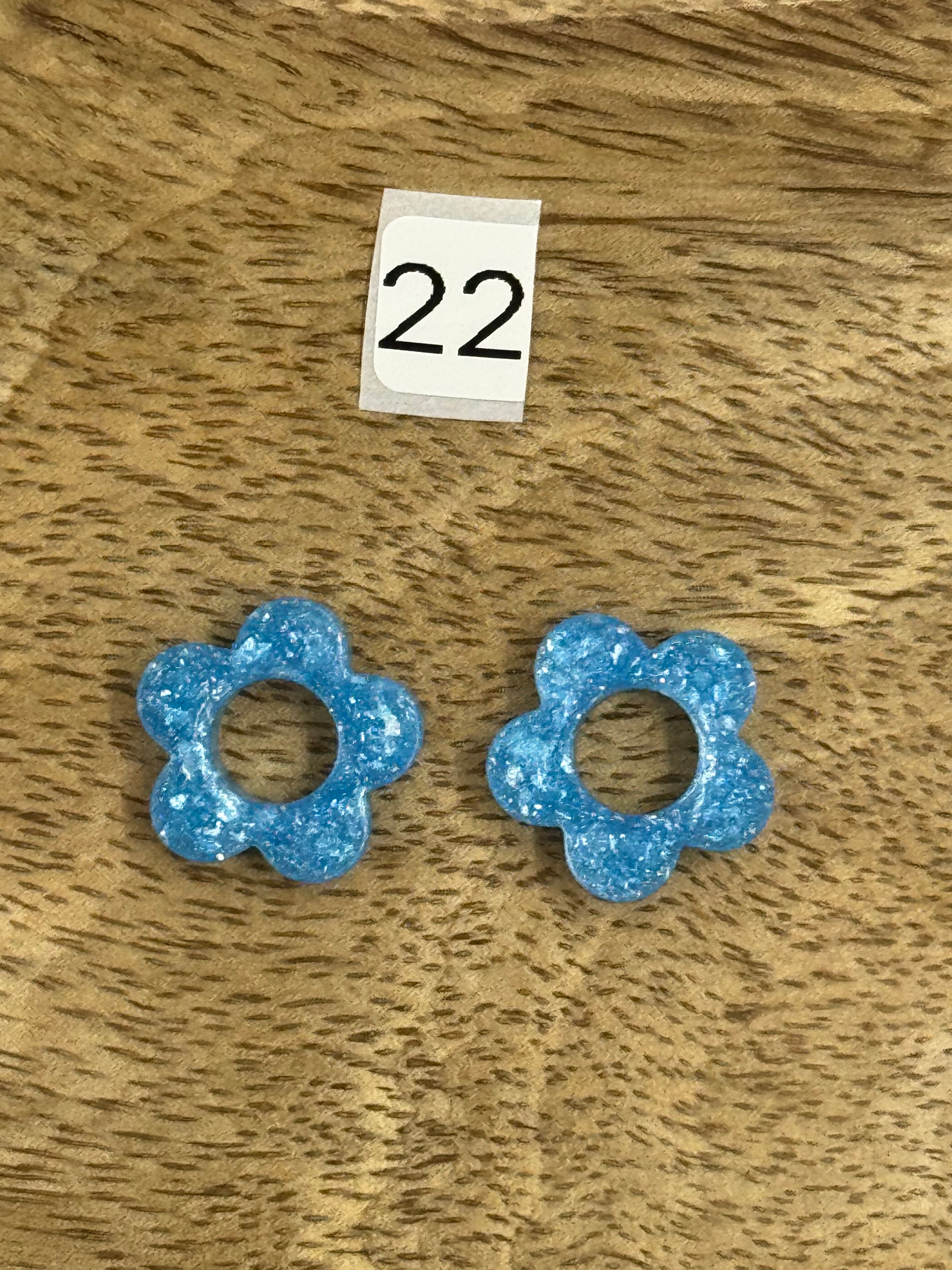 Pampilles interchangeable résine (sans créoles)divers modèle