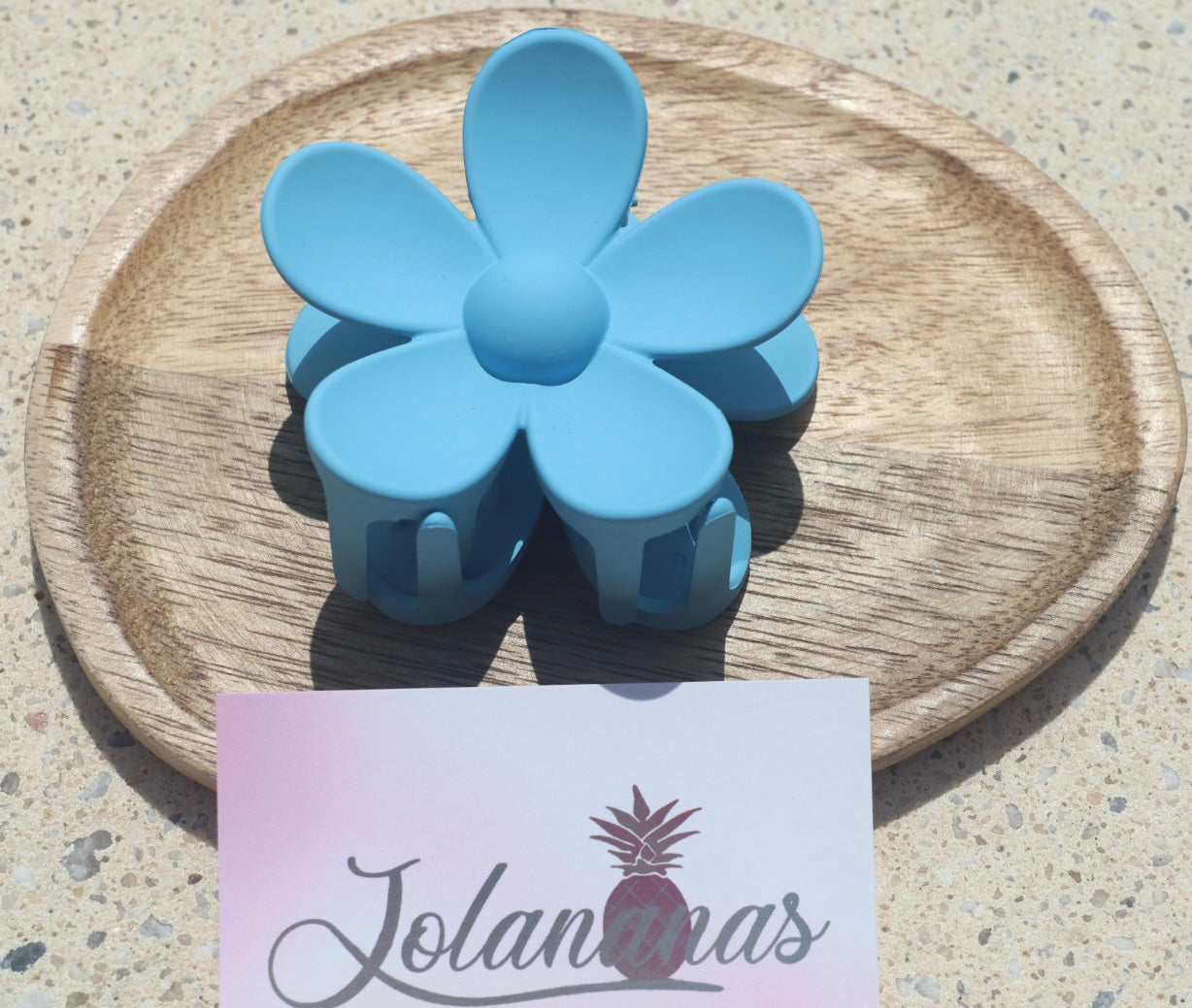 Pince fleur marguerite rose clair