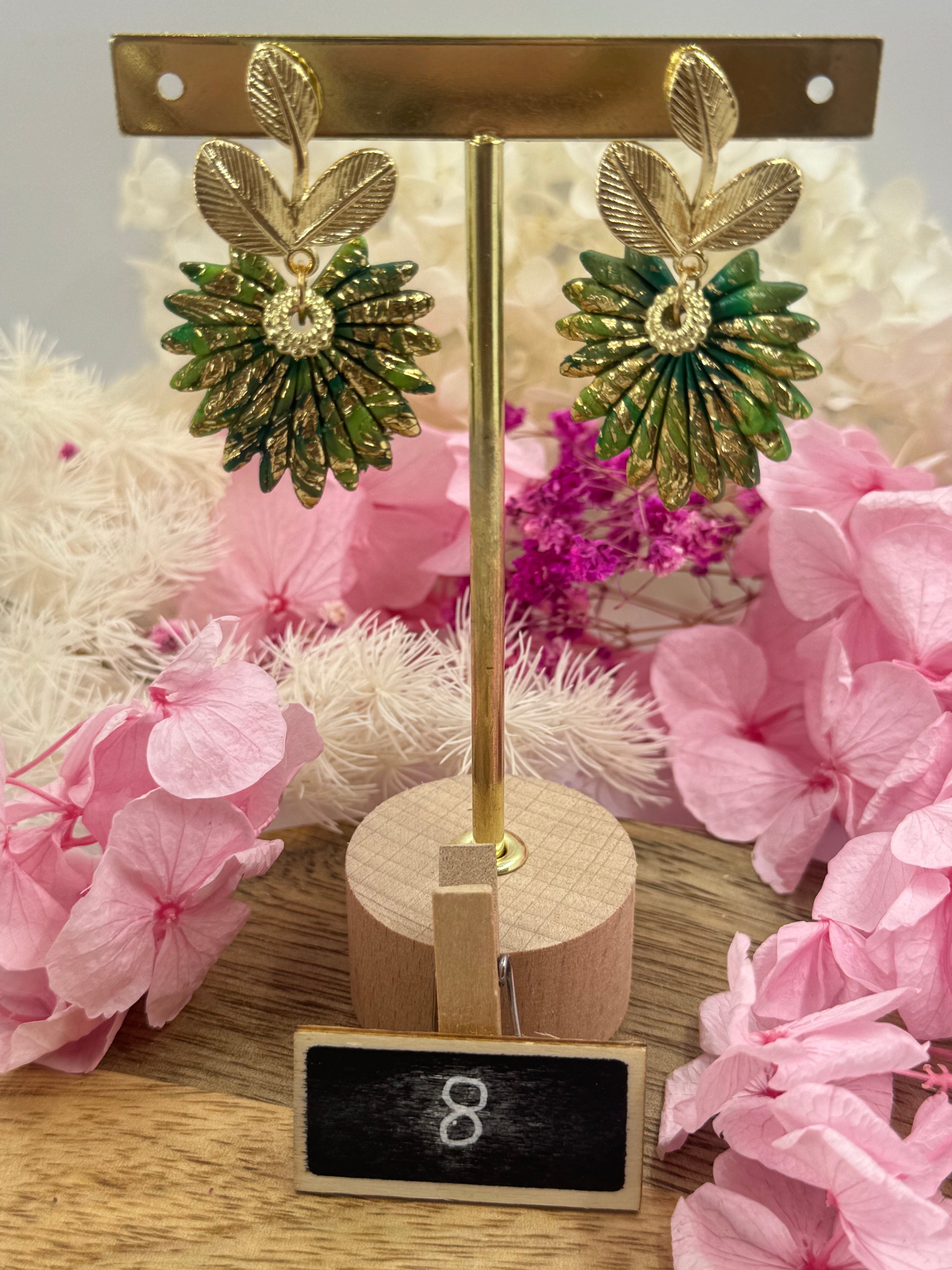 Boucles d’oreilles – Collection Feuillage