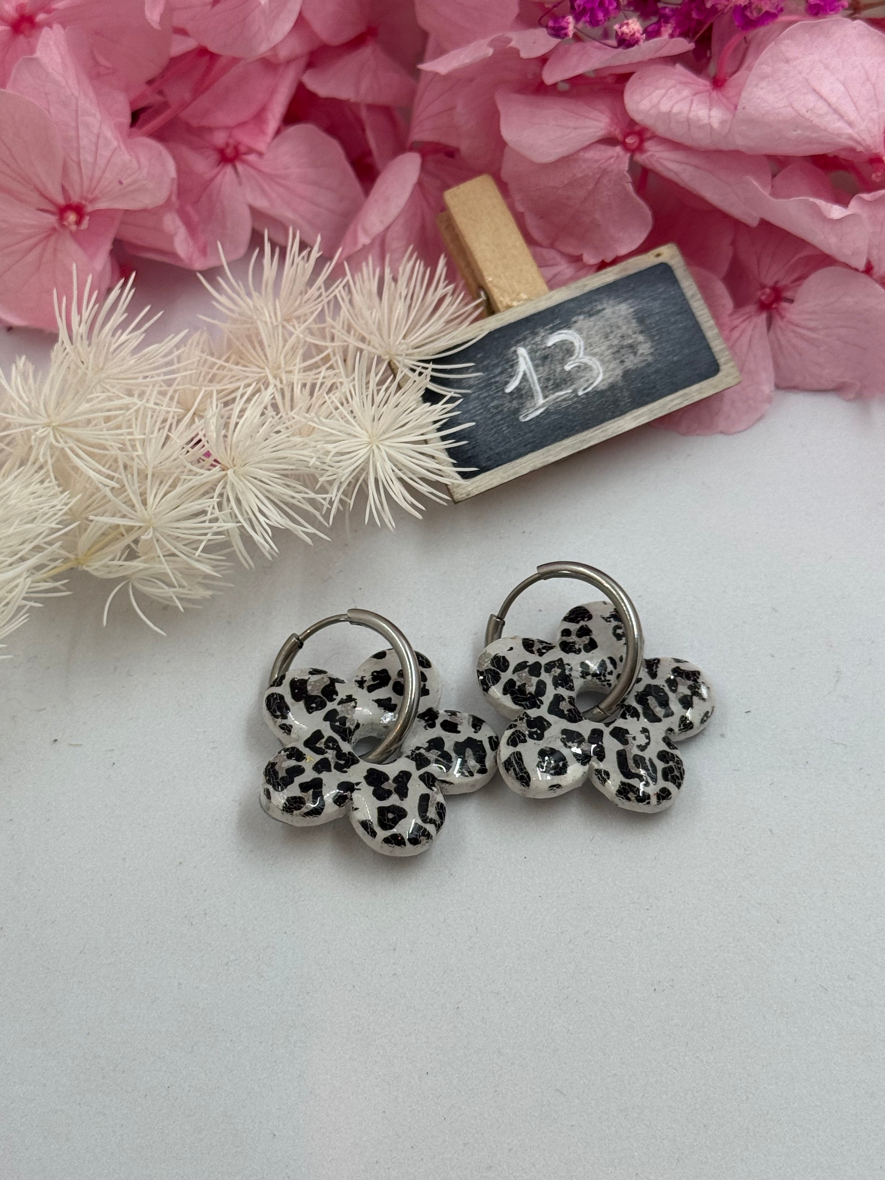 Les sauvages 🐆 (pampilles interchangeable avec ou sans créoles)