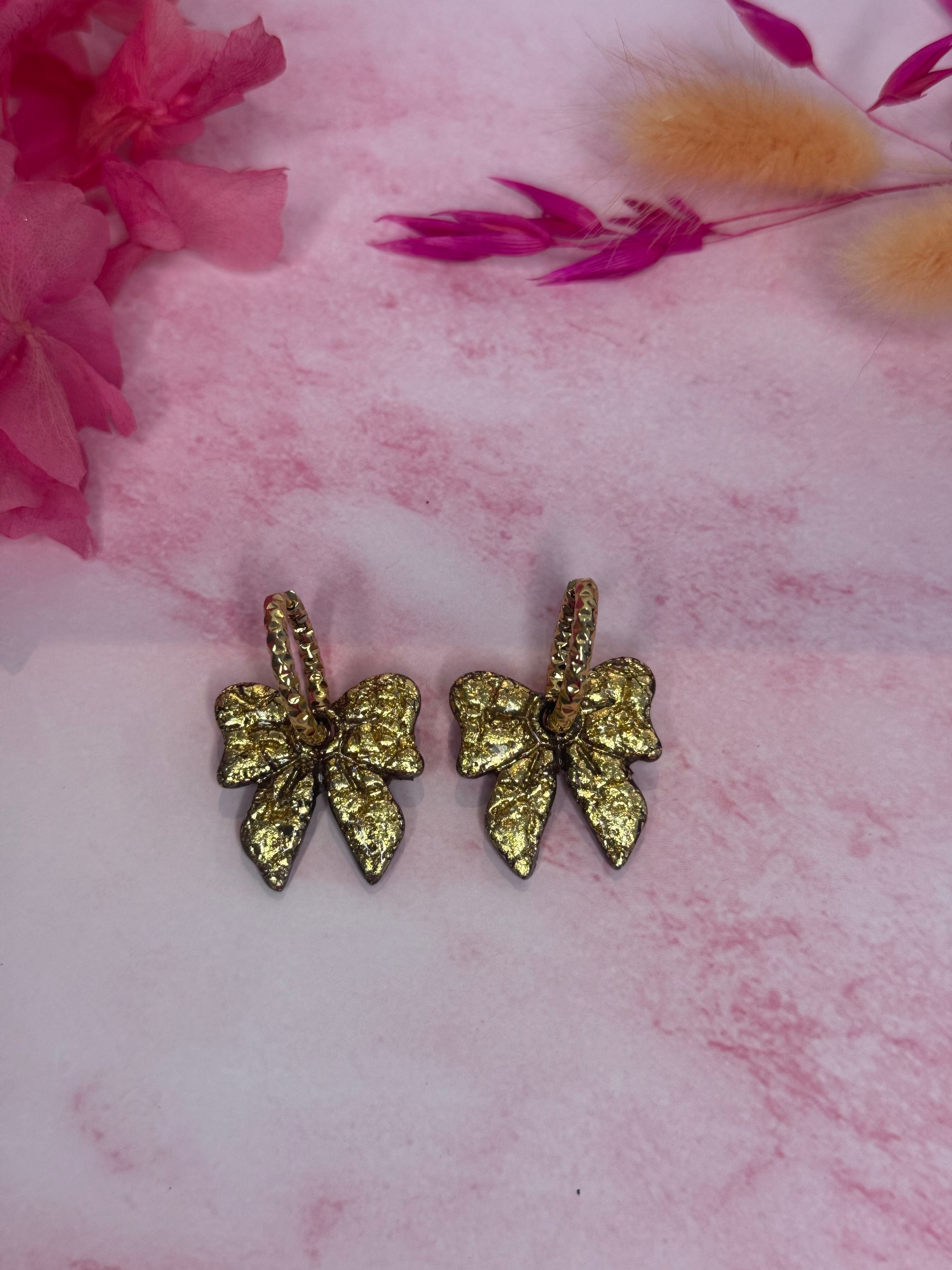 Éclat de terre 🍂 *nuance marron*( pampilles interchangeable avec ou sans créoles)