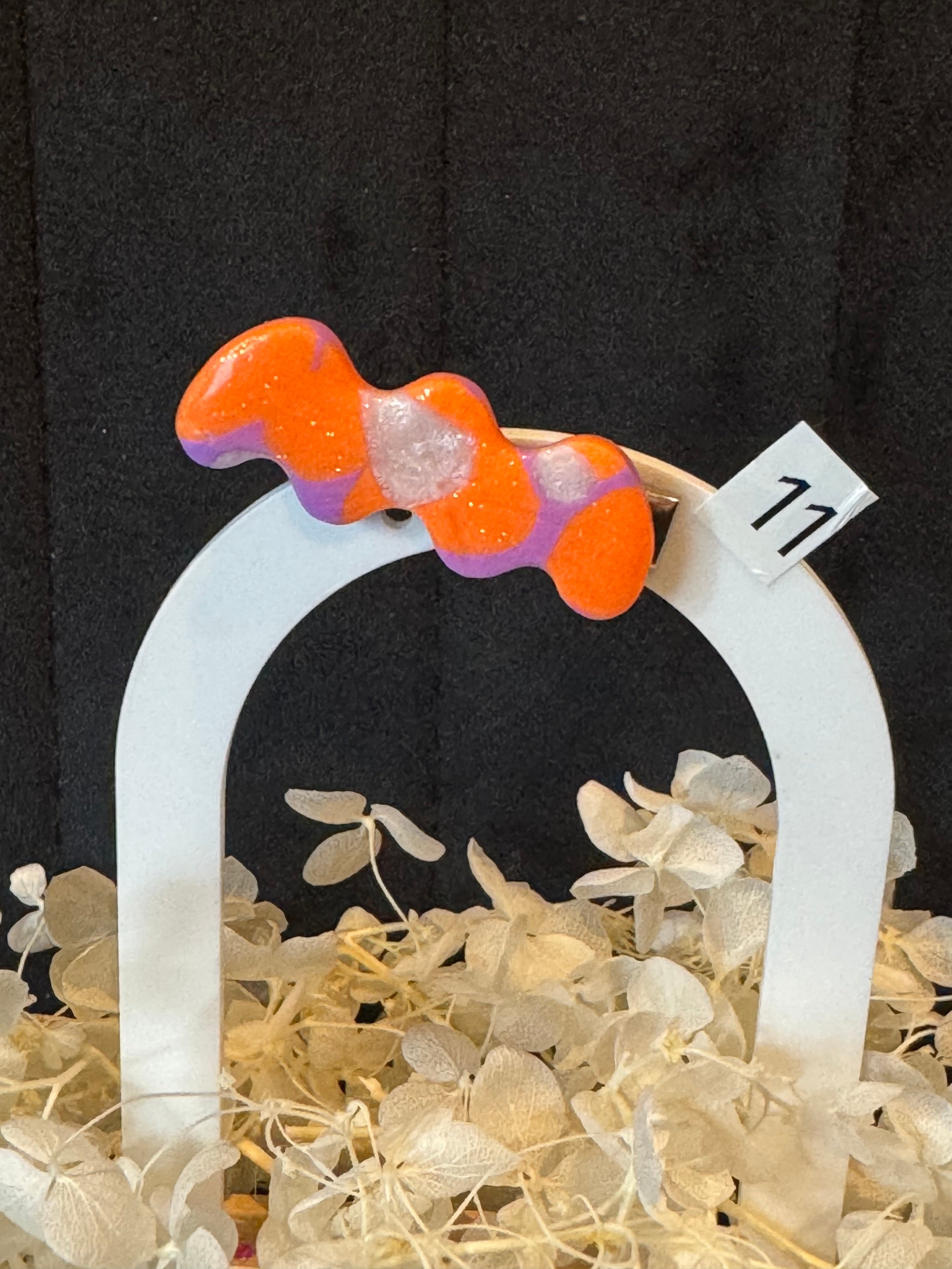 Mini barrettes résine ou pâte polymère