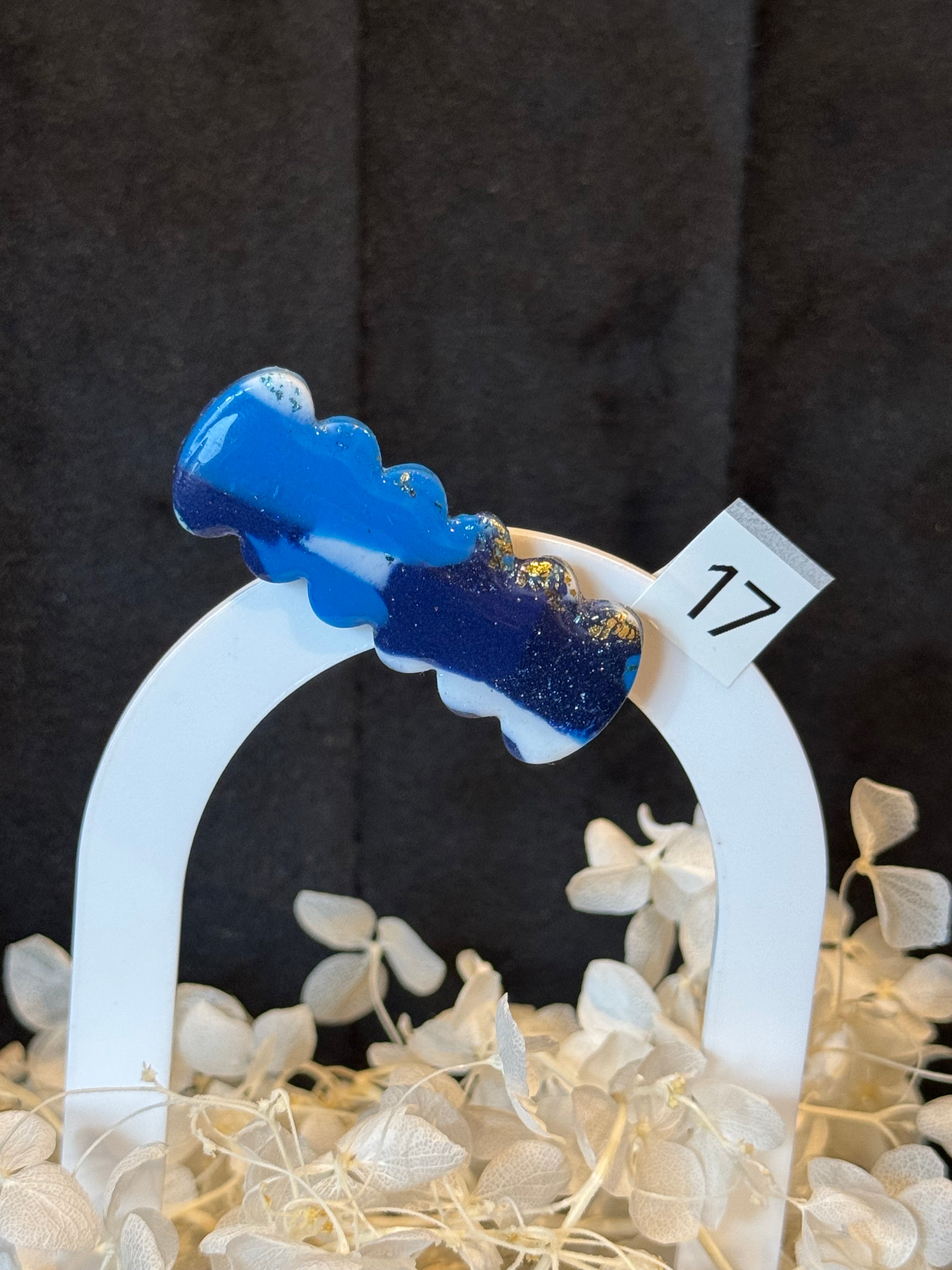 Mini barrettes résine ou pâte polymère