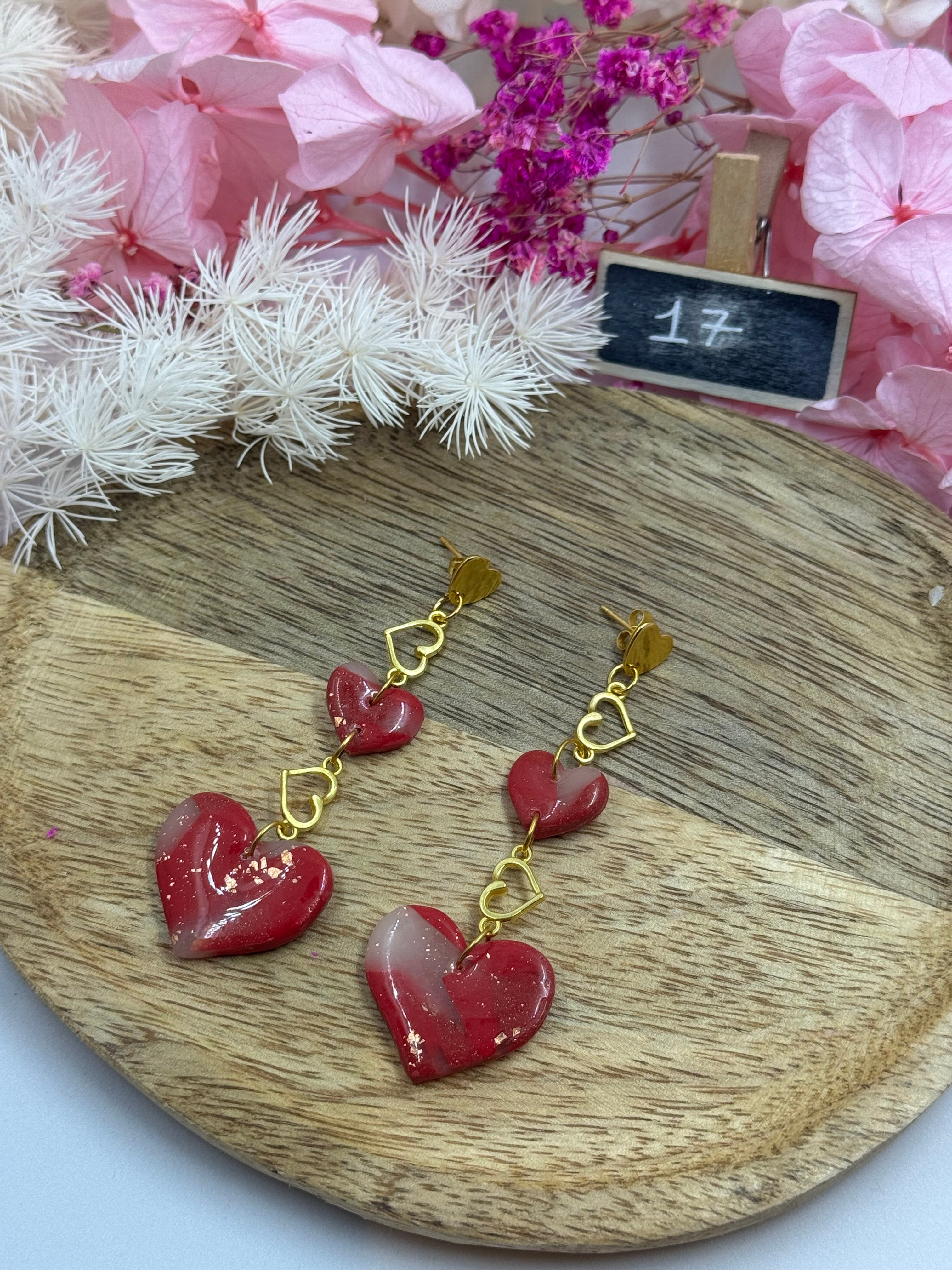 Boucle d’oreilles collection Coeur