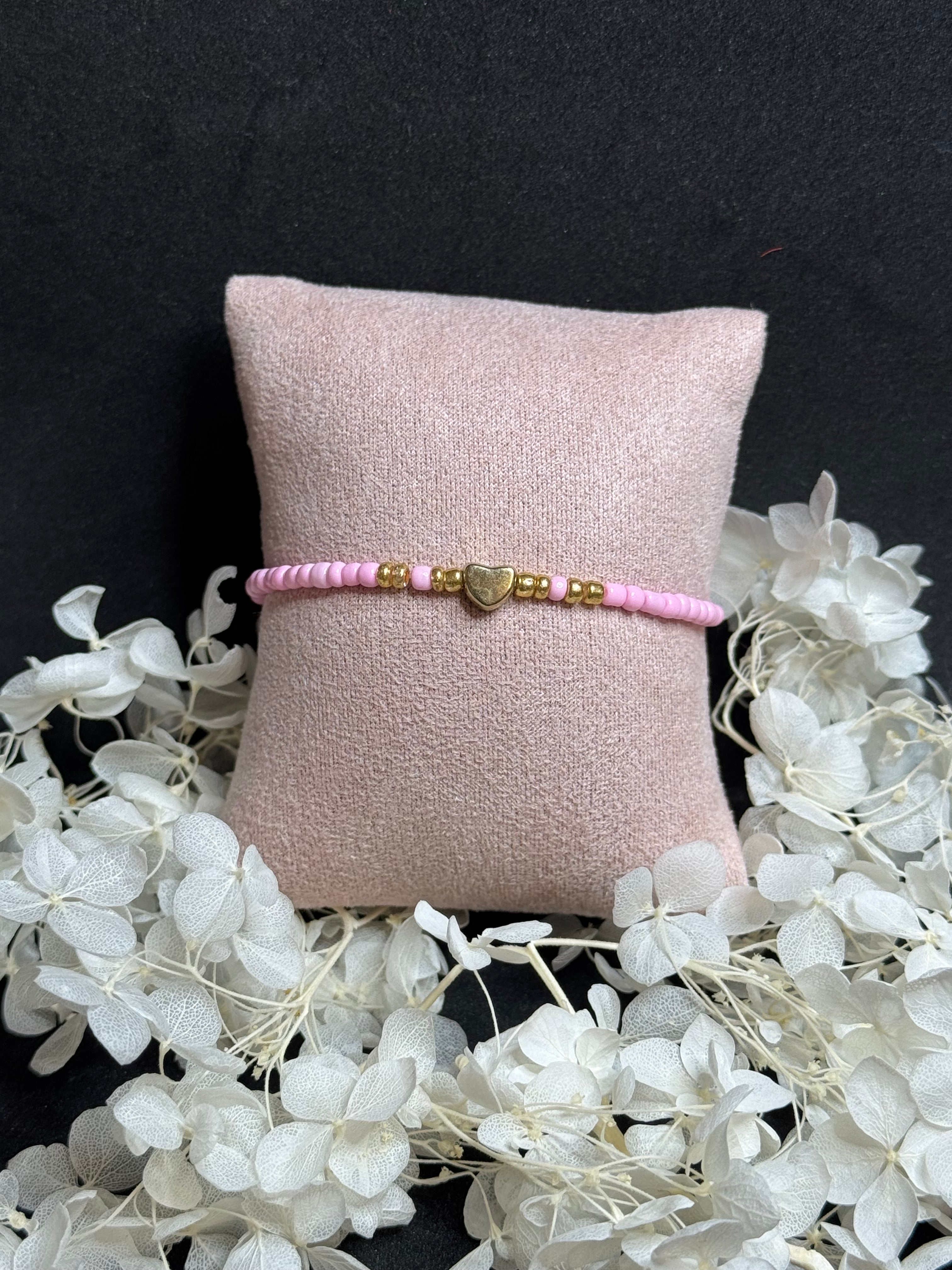 Bracelet élastique perle 🤍