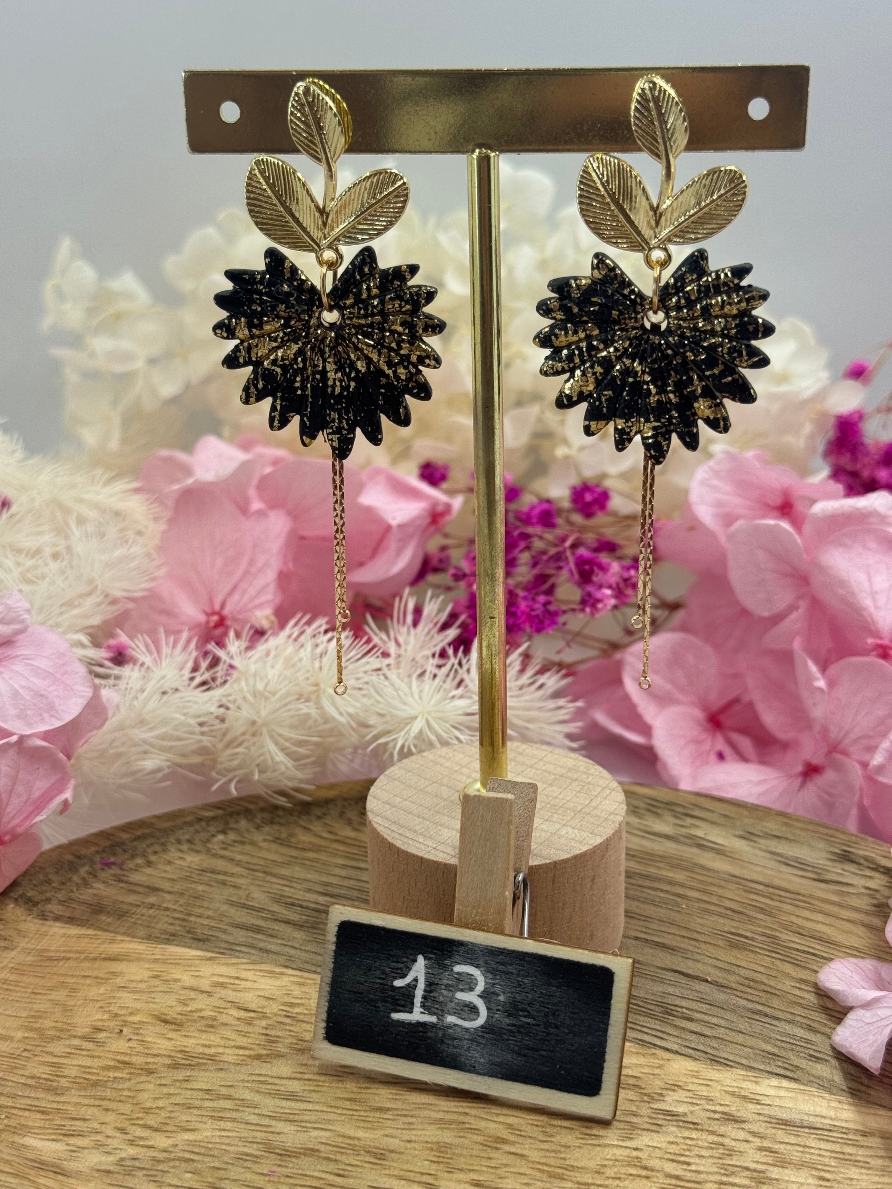 Boucles d’oreilles – Collection Feuillage