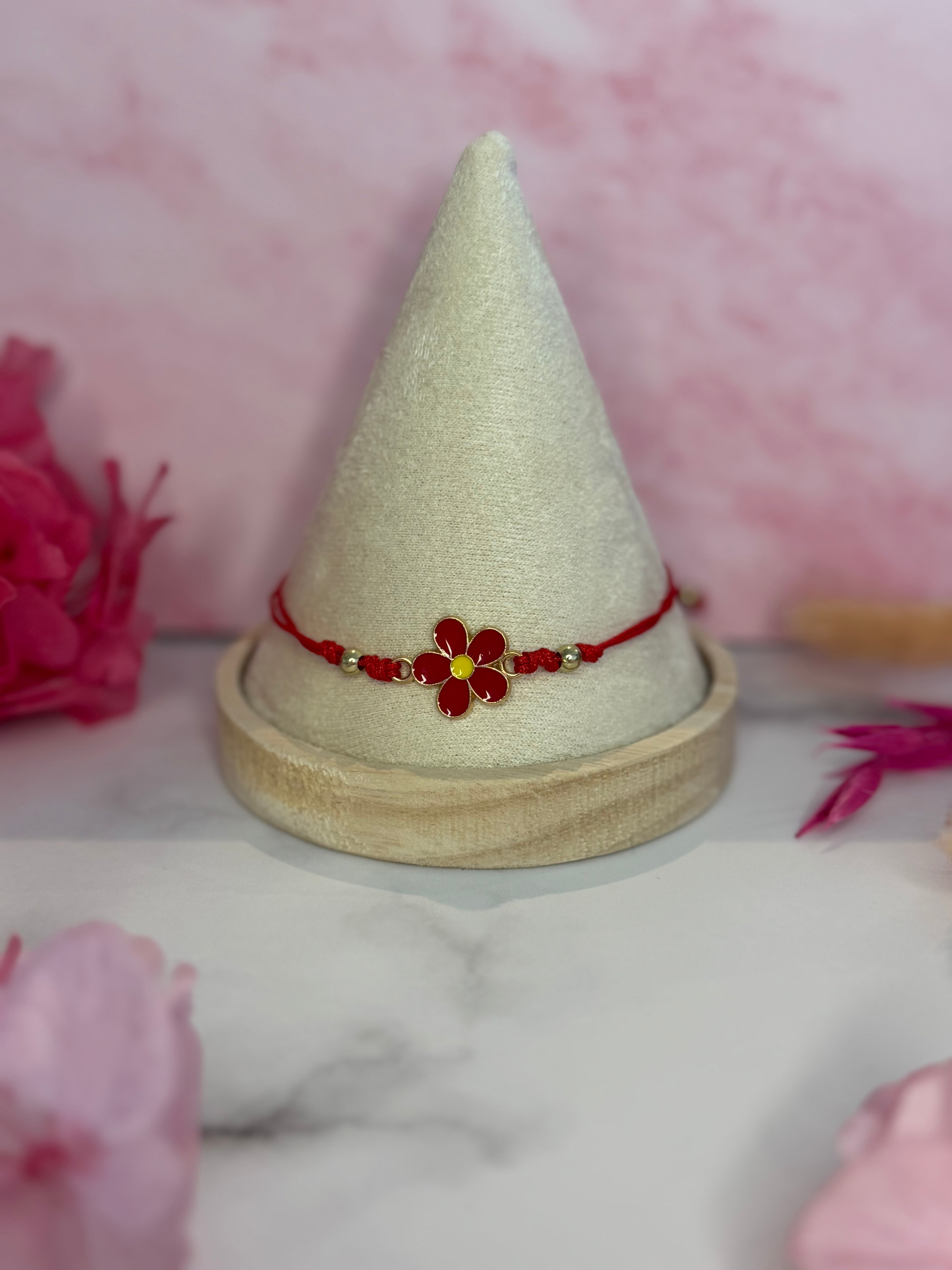 Bracelet réglable coulissant fleur 🌸