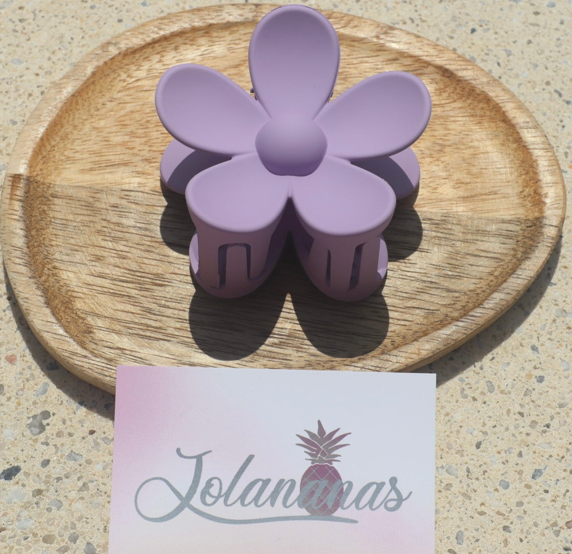 Pince fleur marguerite rose clair