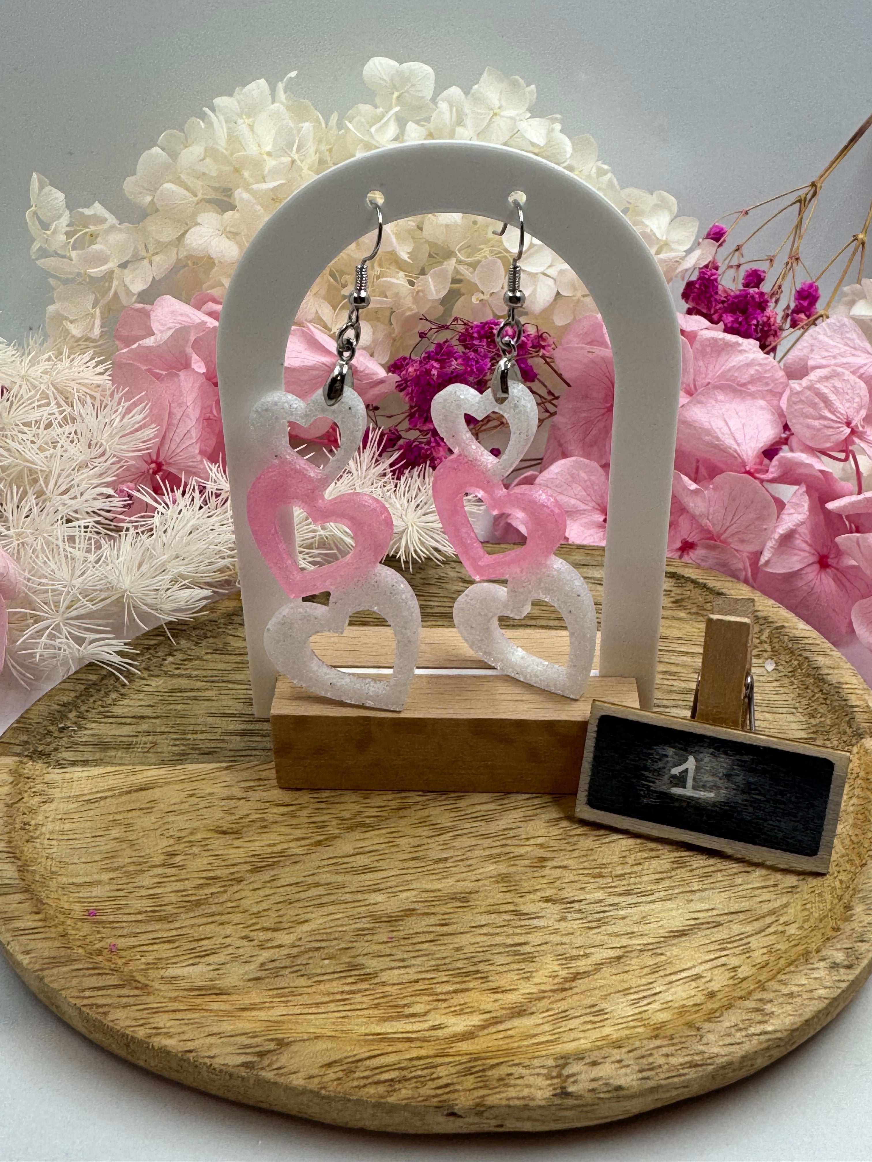 Boucle d’oreilles collection : Résine