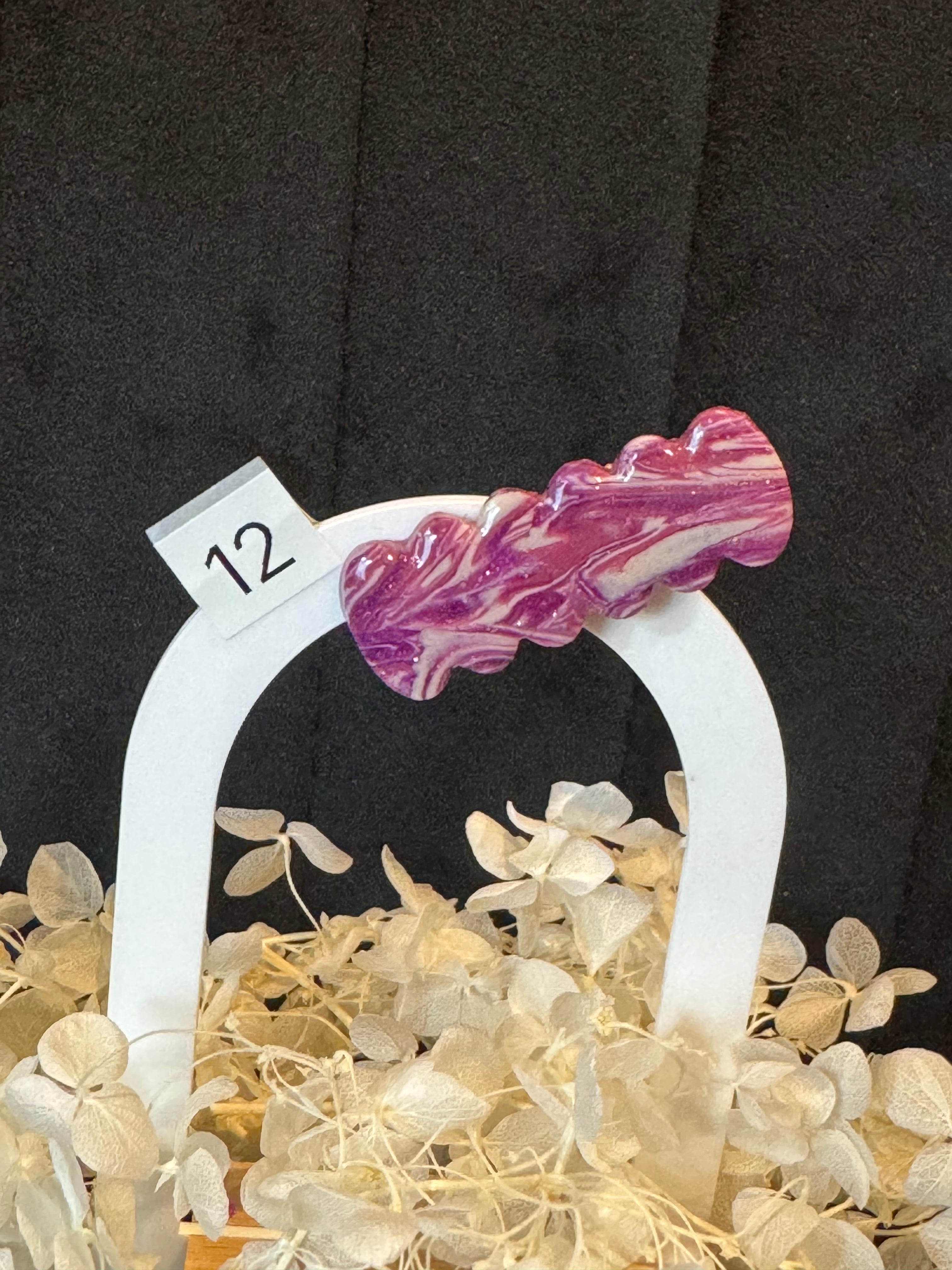 Mini barrettes résine ou pâte polymère