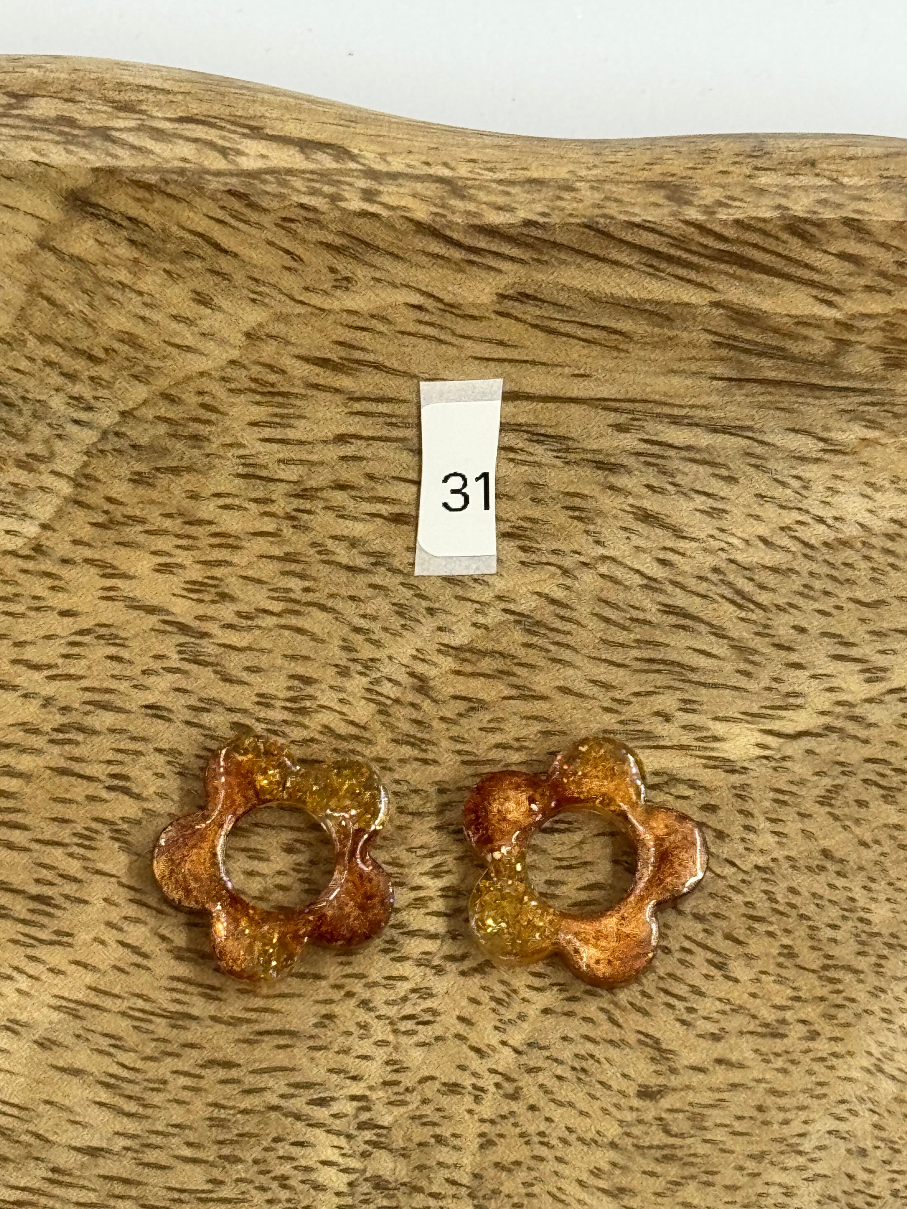 Pampilles interchangeable résine (sans créoles)divers modèle