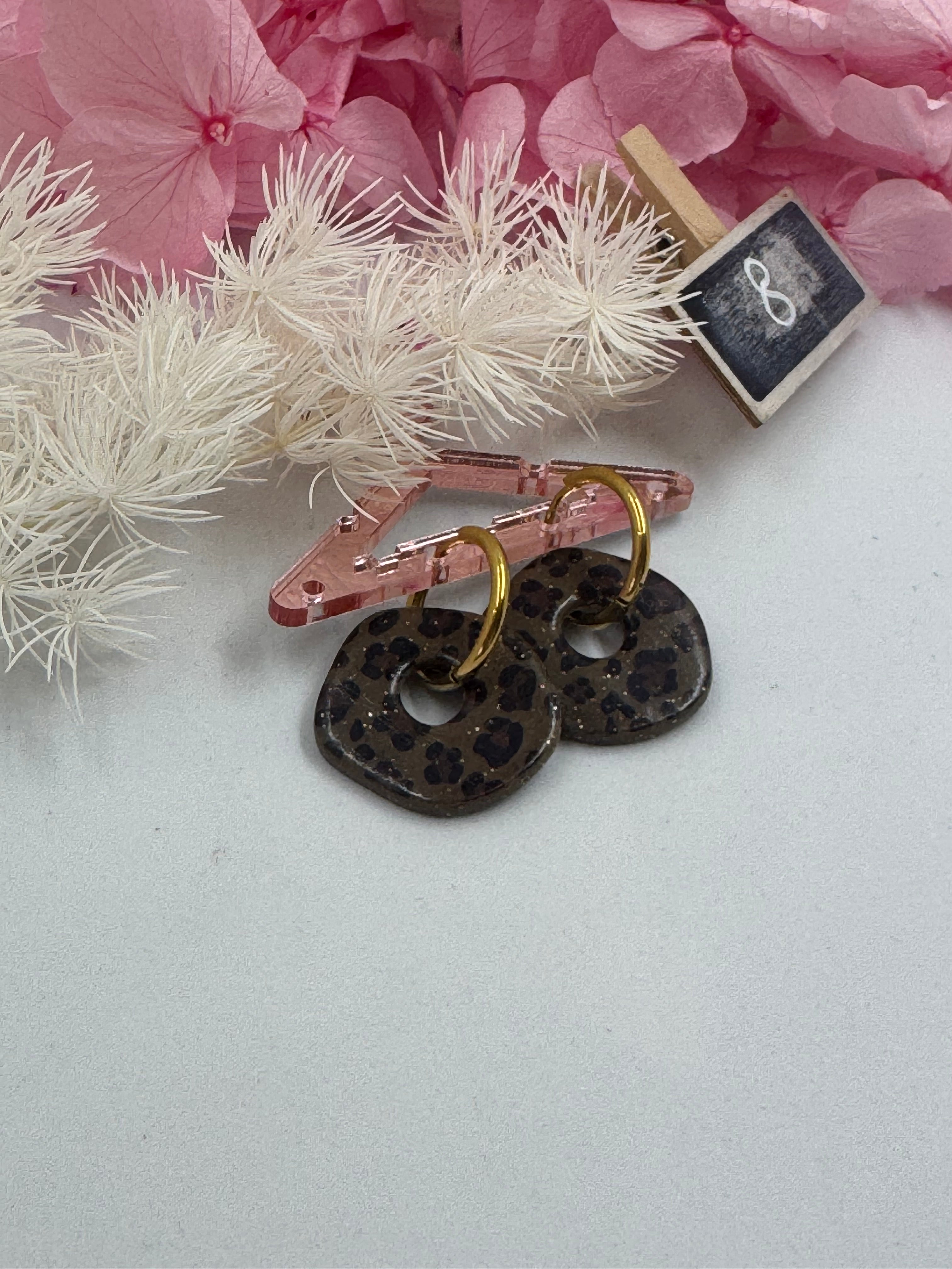 Les sauvages 🐆 (pampilles interchangeable avec ou sans créoles)