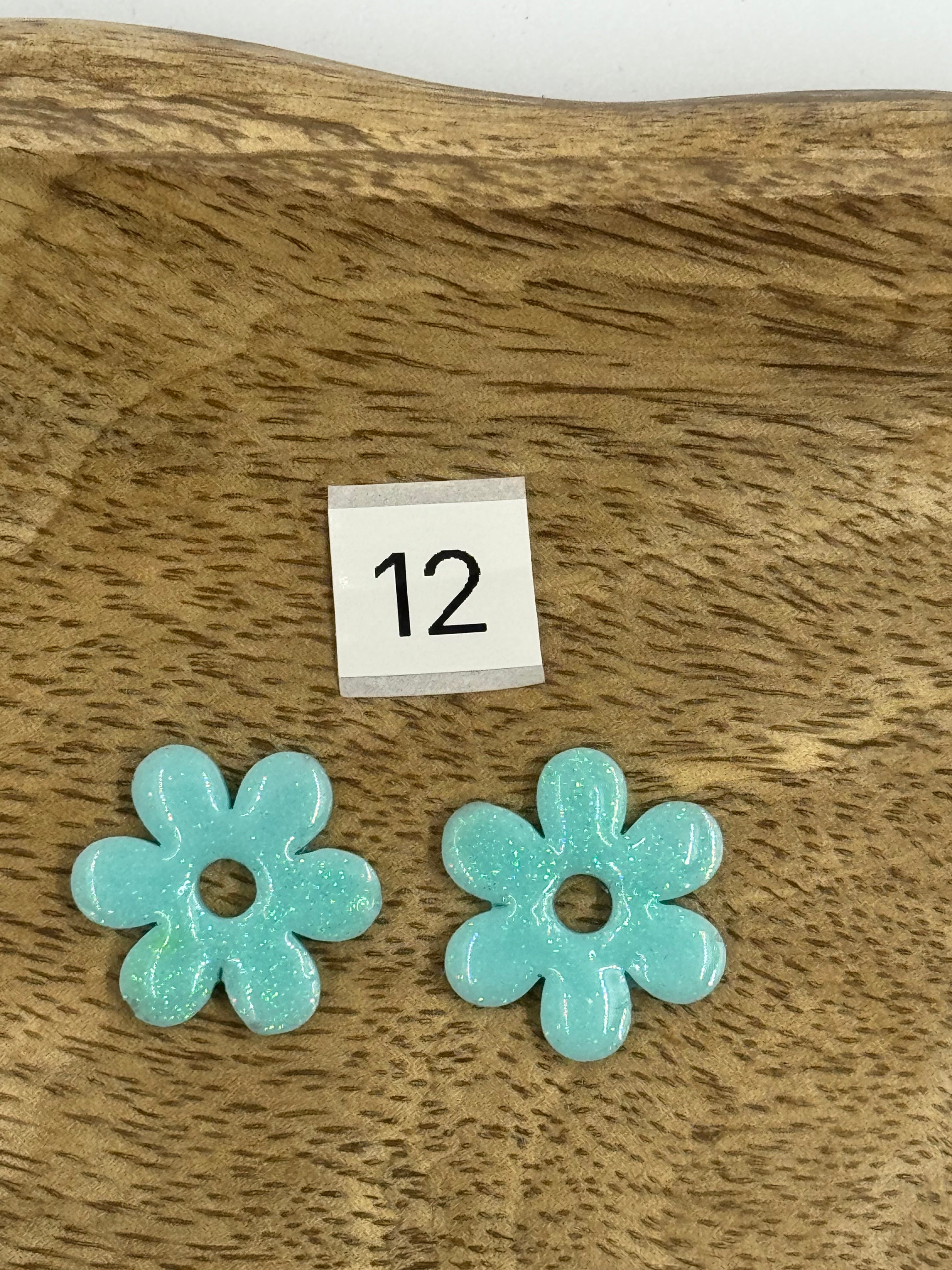 Pampilles interchangeable résine (sans créoles)divers modèle