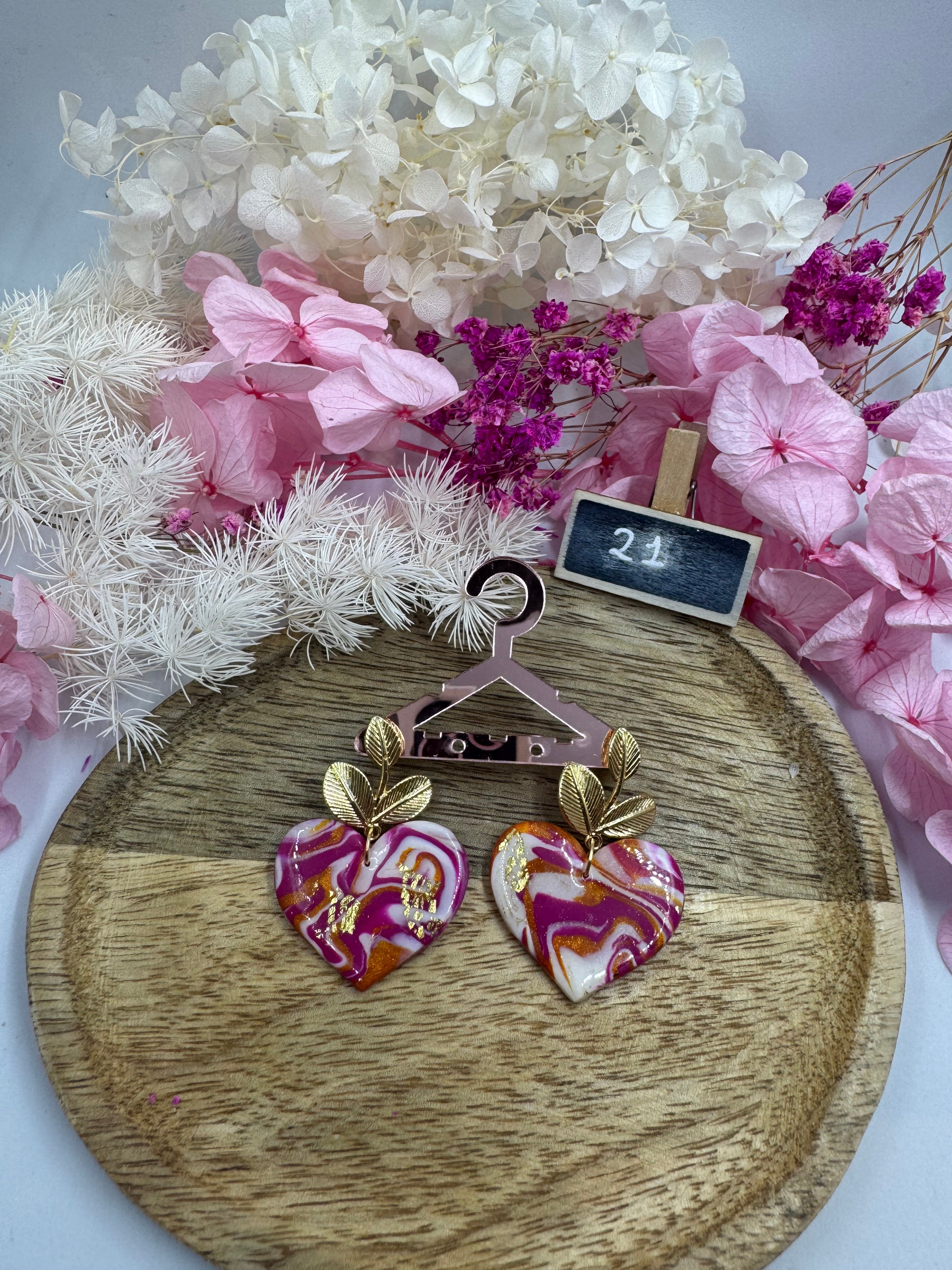 Boucle d’oreilles collection Coeur