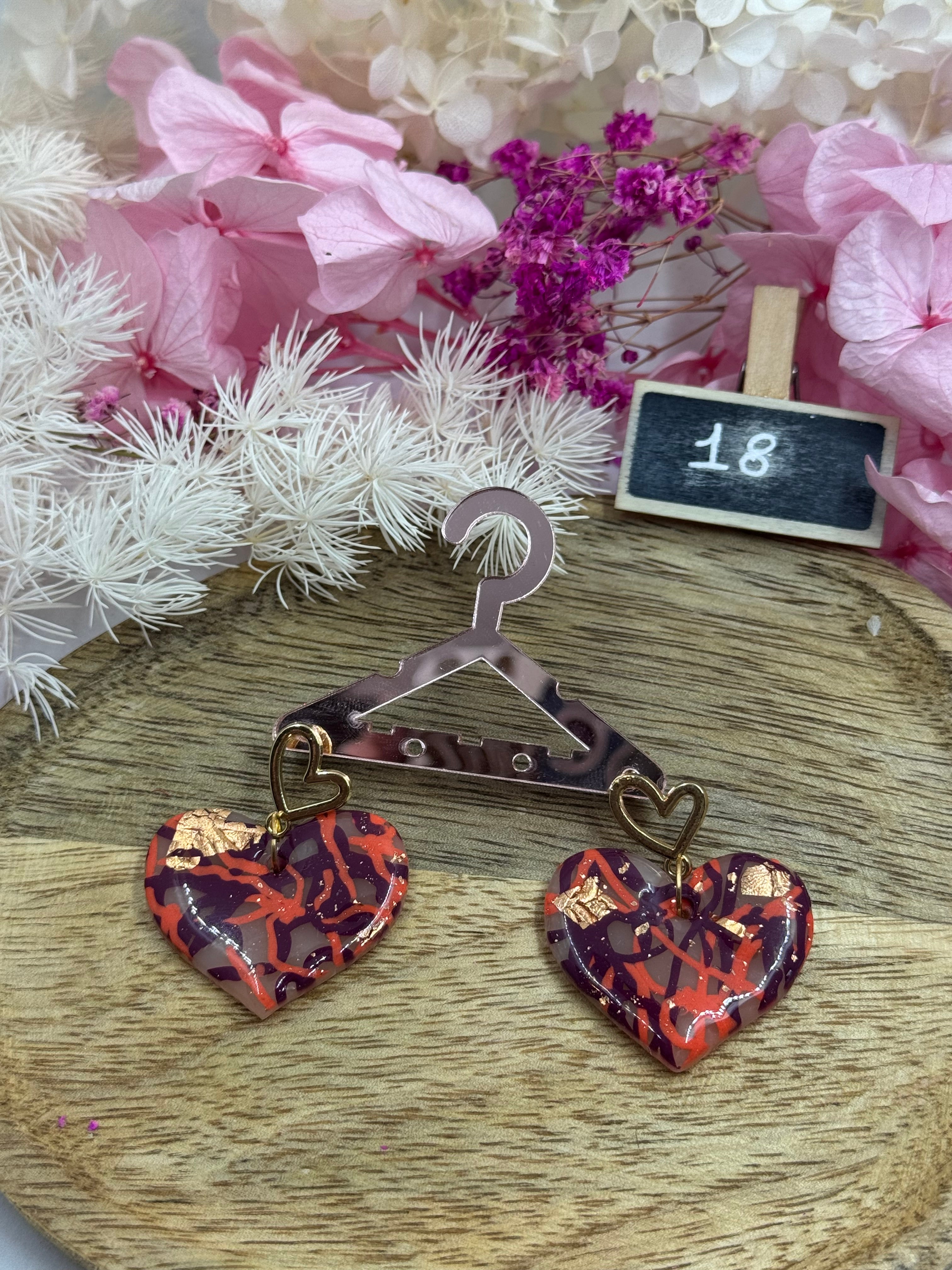 Boucle d’oreilles collection Coeur