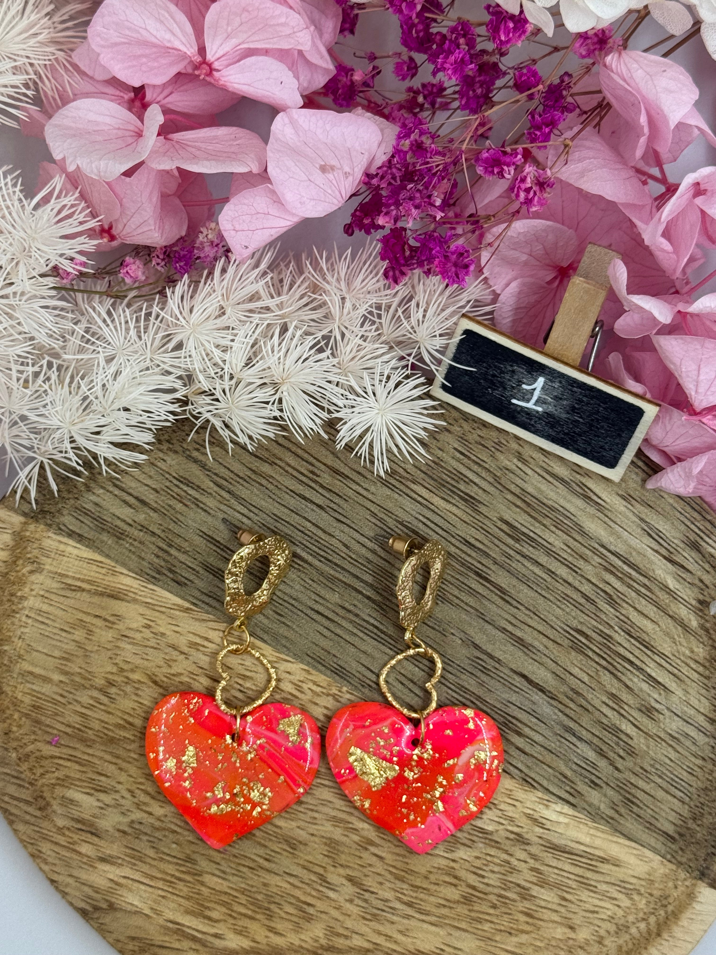 Boucle d’oreilles collection Coeur