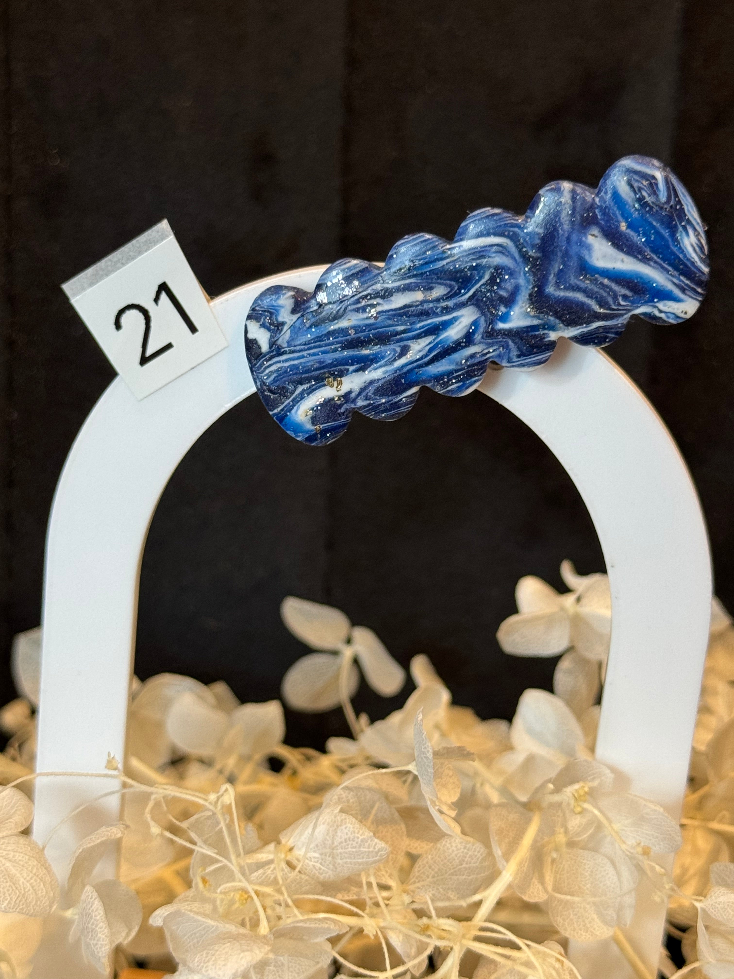 Mini barrettes résine ou pâte polymère