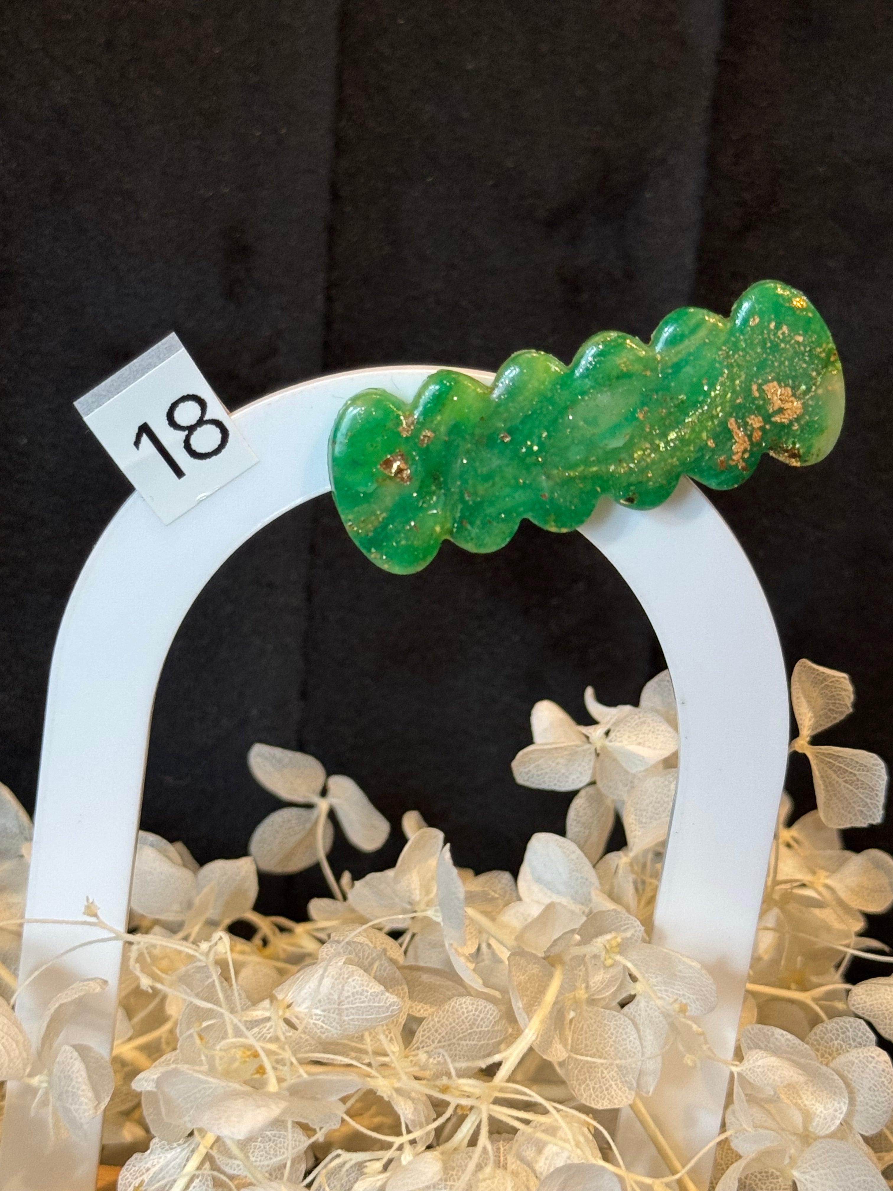 Mini barrettes résine ou pâte polymère