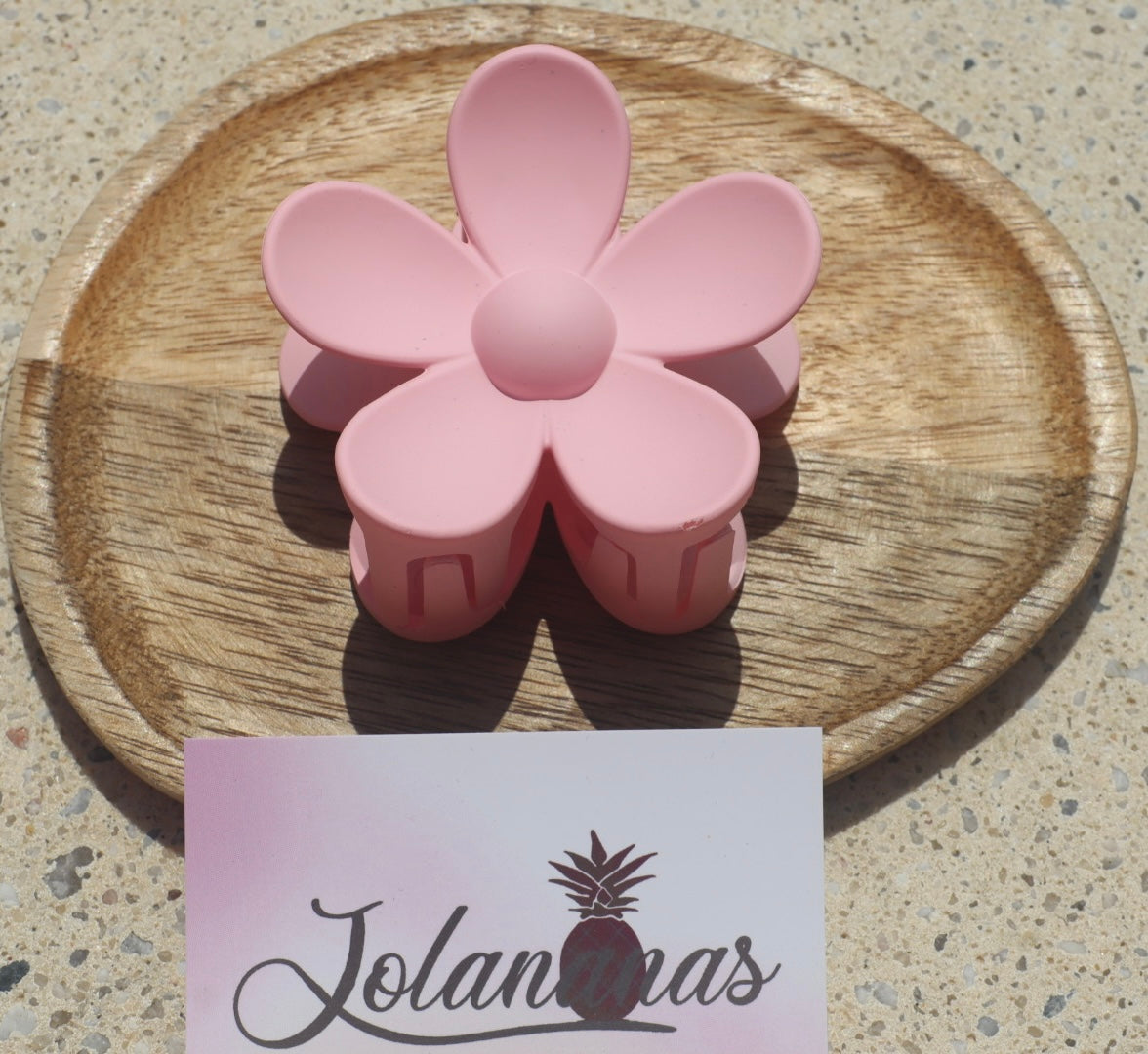 Pince fleur marguerite rose clair